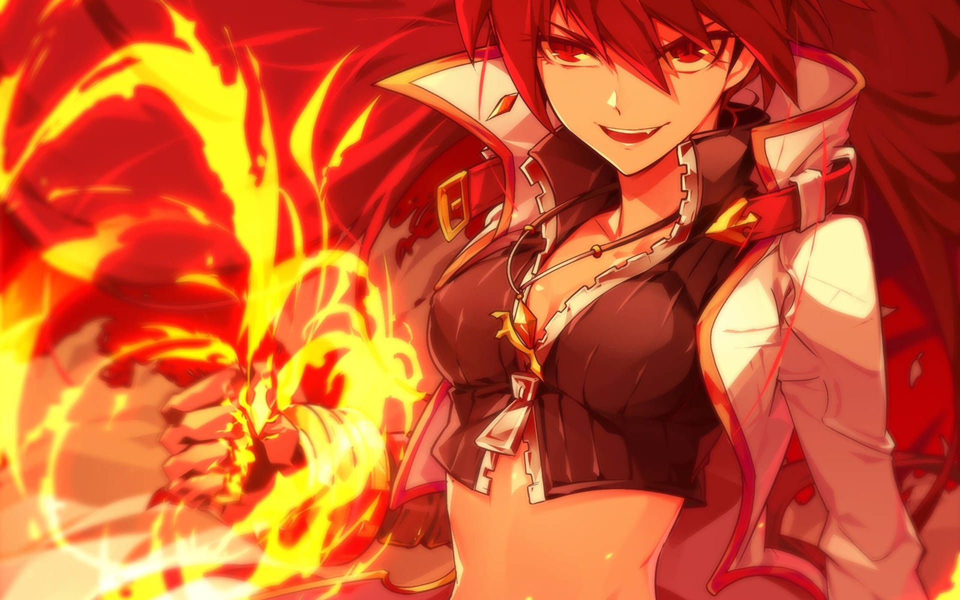 Fire Anime Zela Background