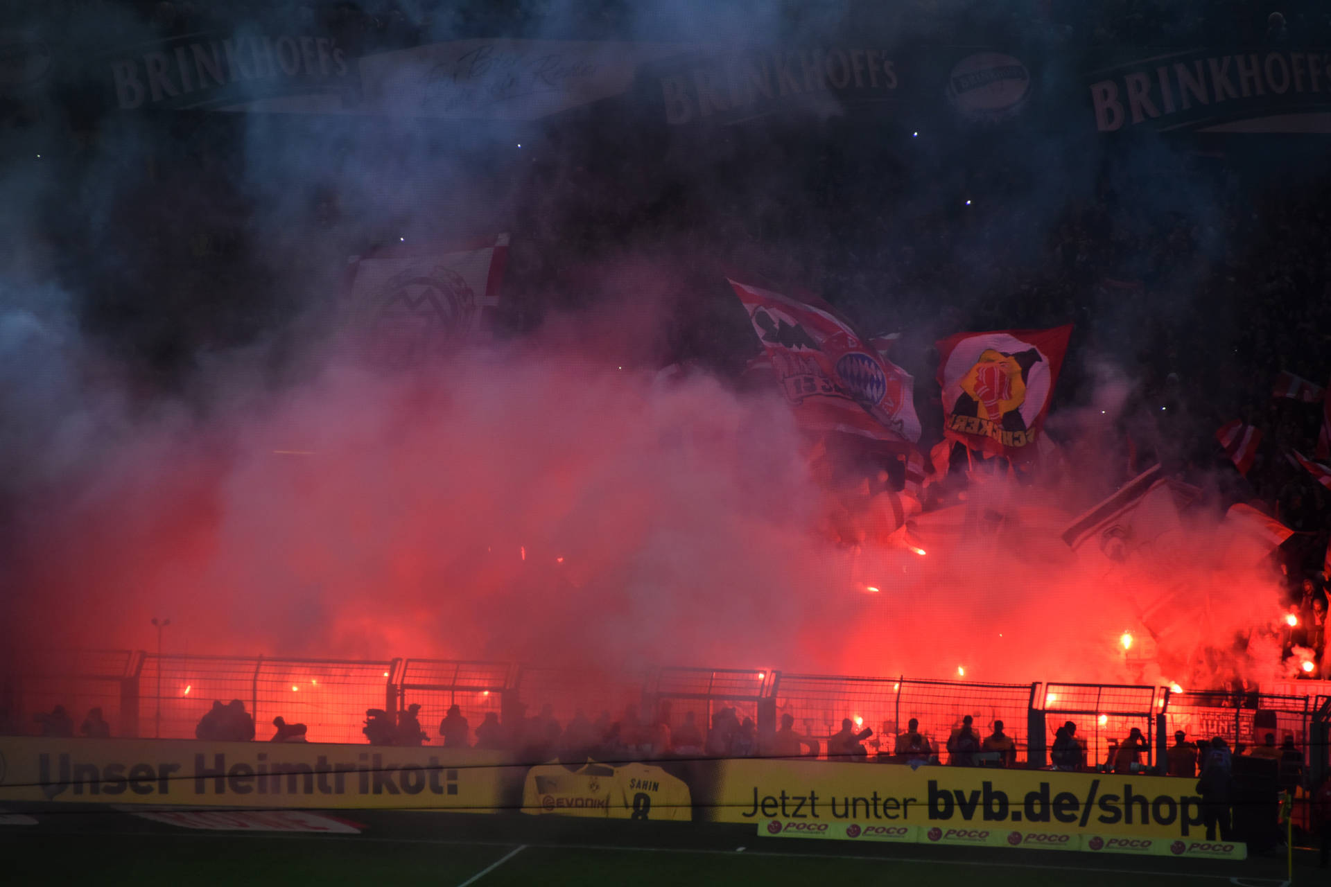 Fire Borussia Dortmund Banner Background