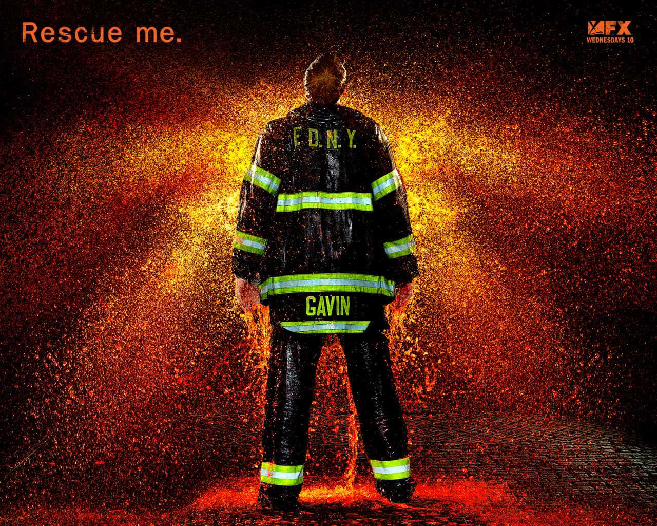 Fire Department New York From Rescue Me Background