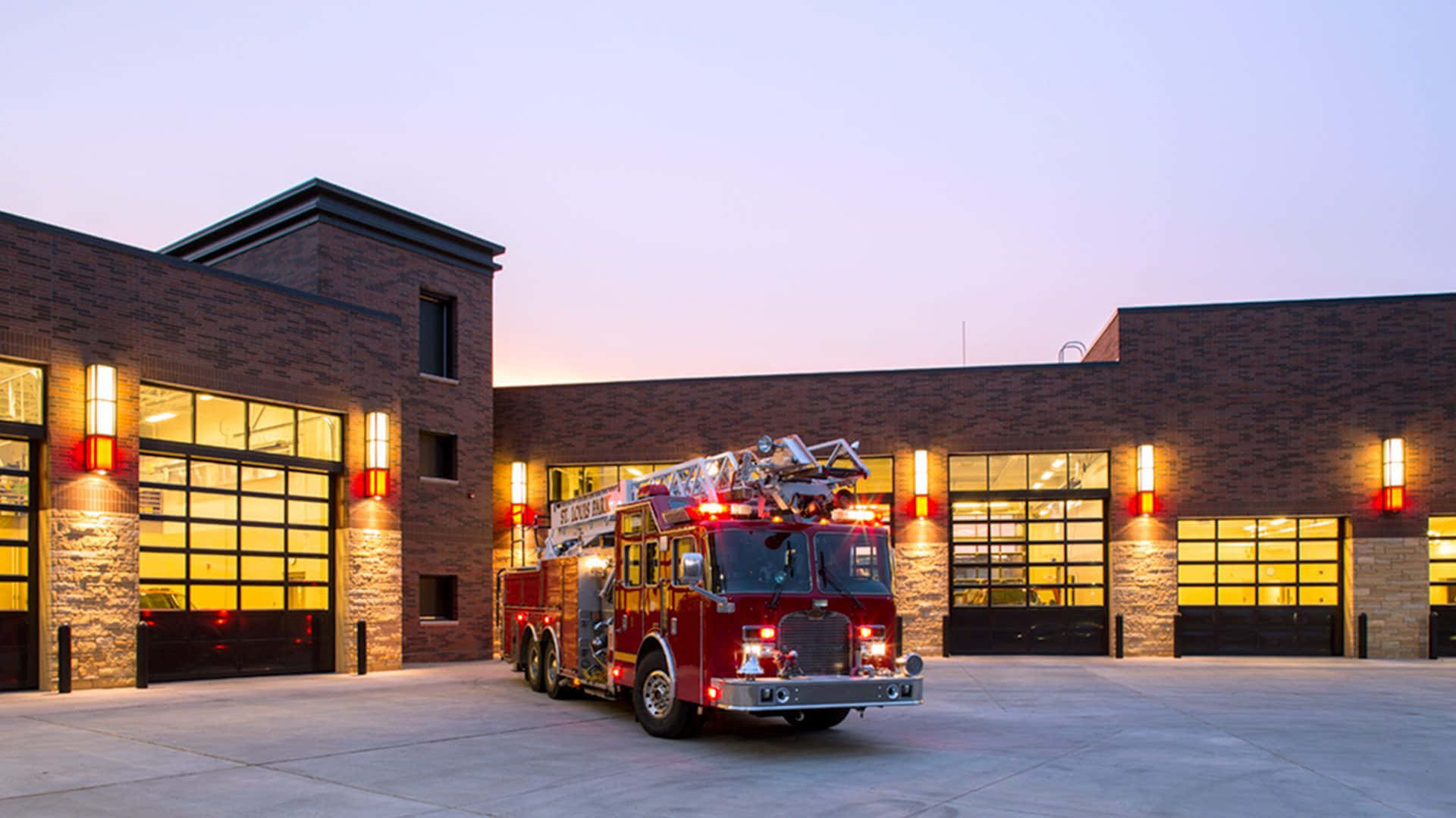 Fire Department Station Background