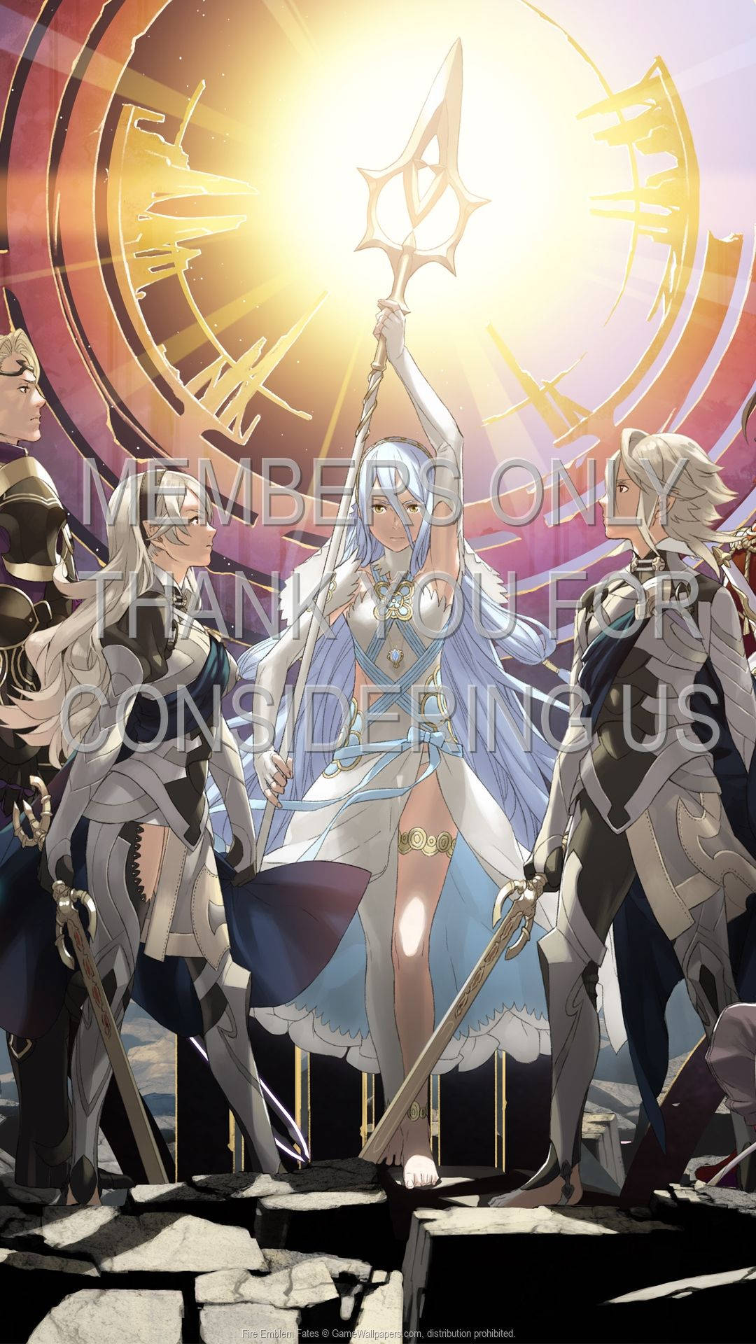 Fire Emblem Azura And Her Knights Background