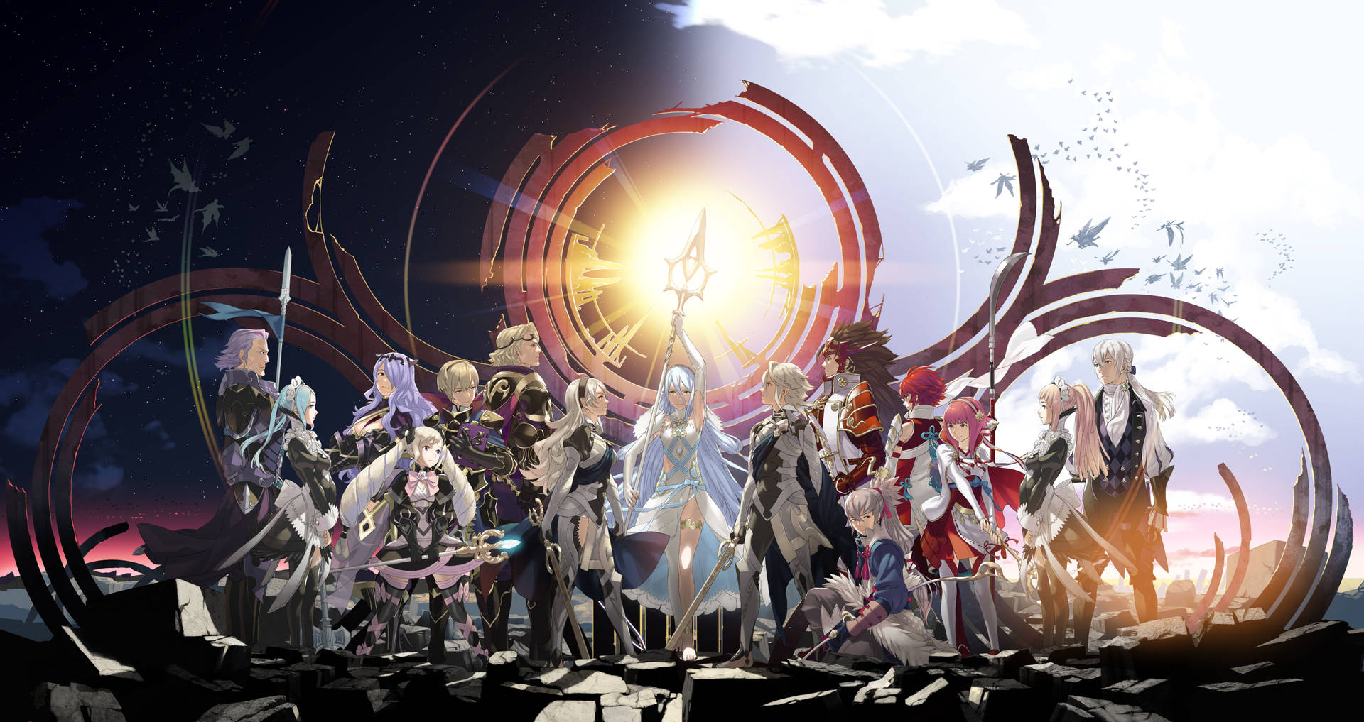 Fire Emblem Azura's Staff Background