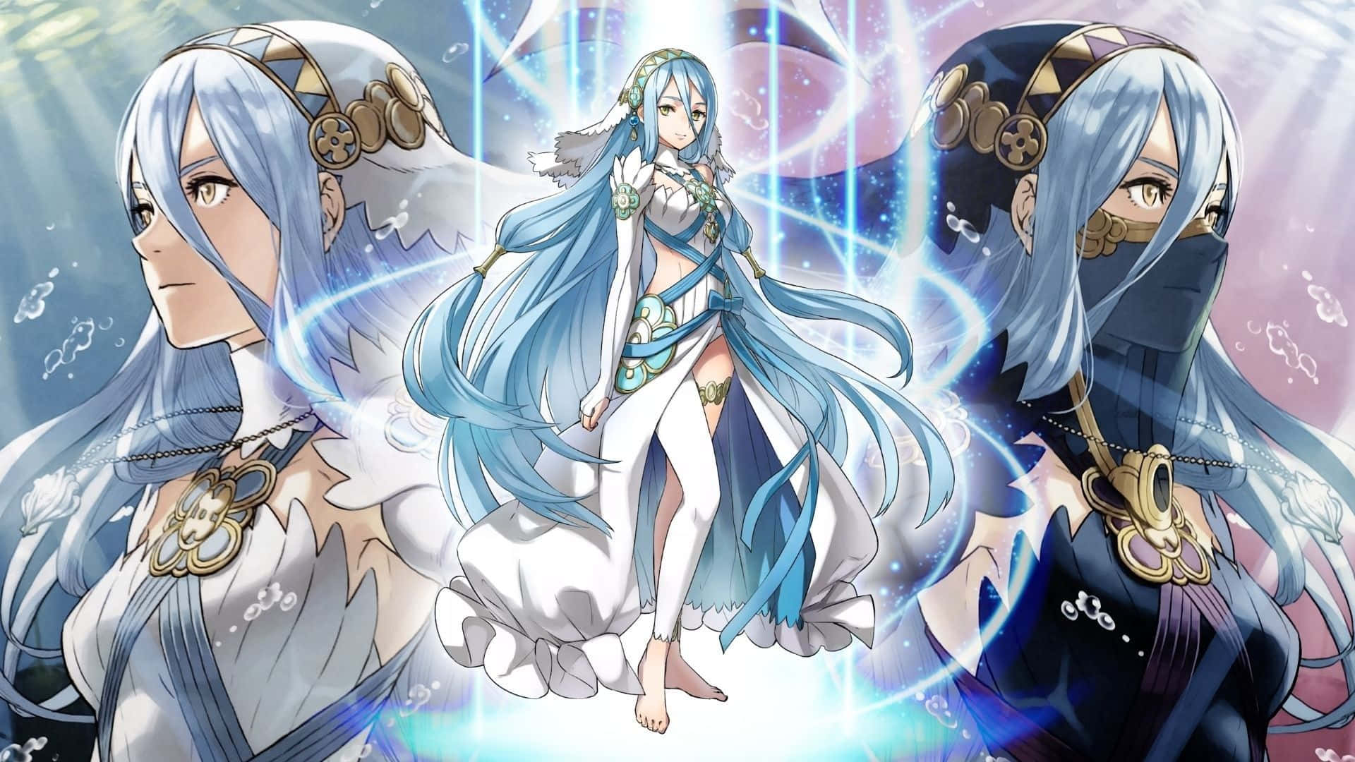 Fire Emblem Fates Azura Outfits Background