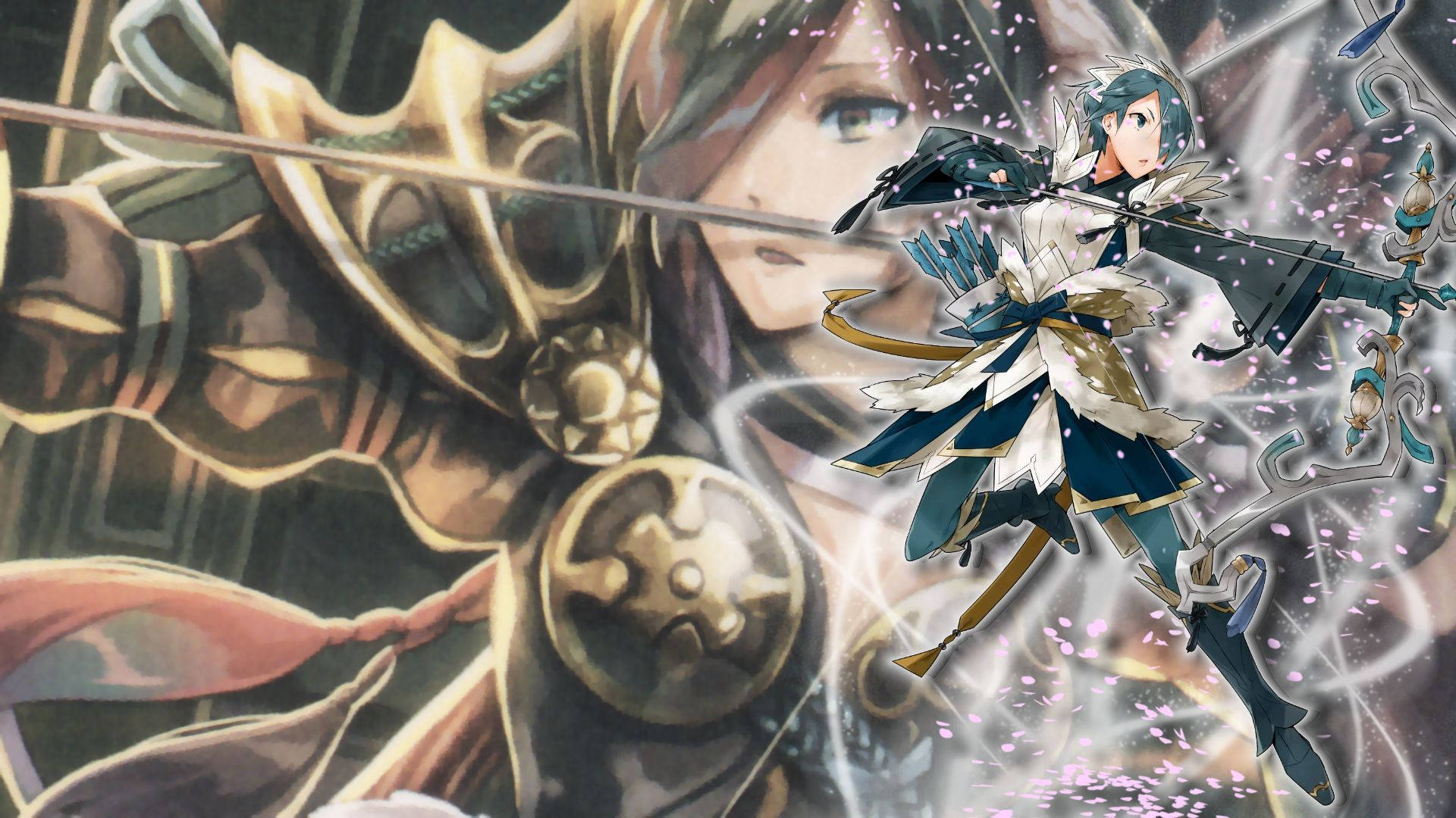 Fire Emblem Setsuna Archer Hero Background