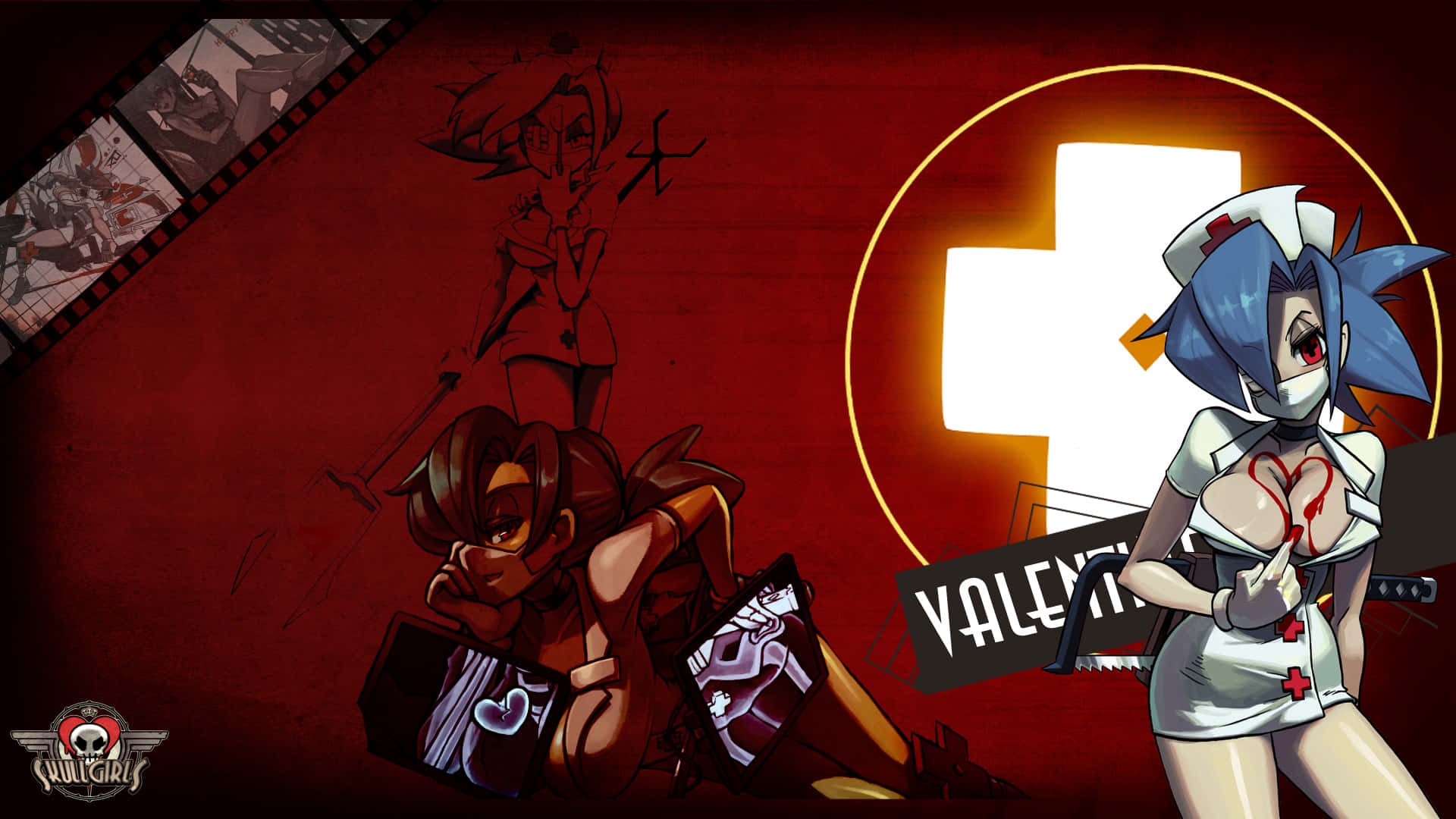 Fire Fights Never Looked More Fierce Than With Skullgirls. Background