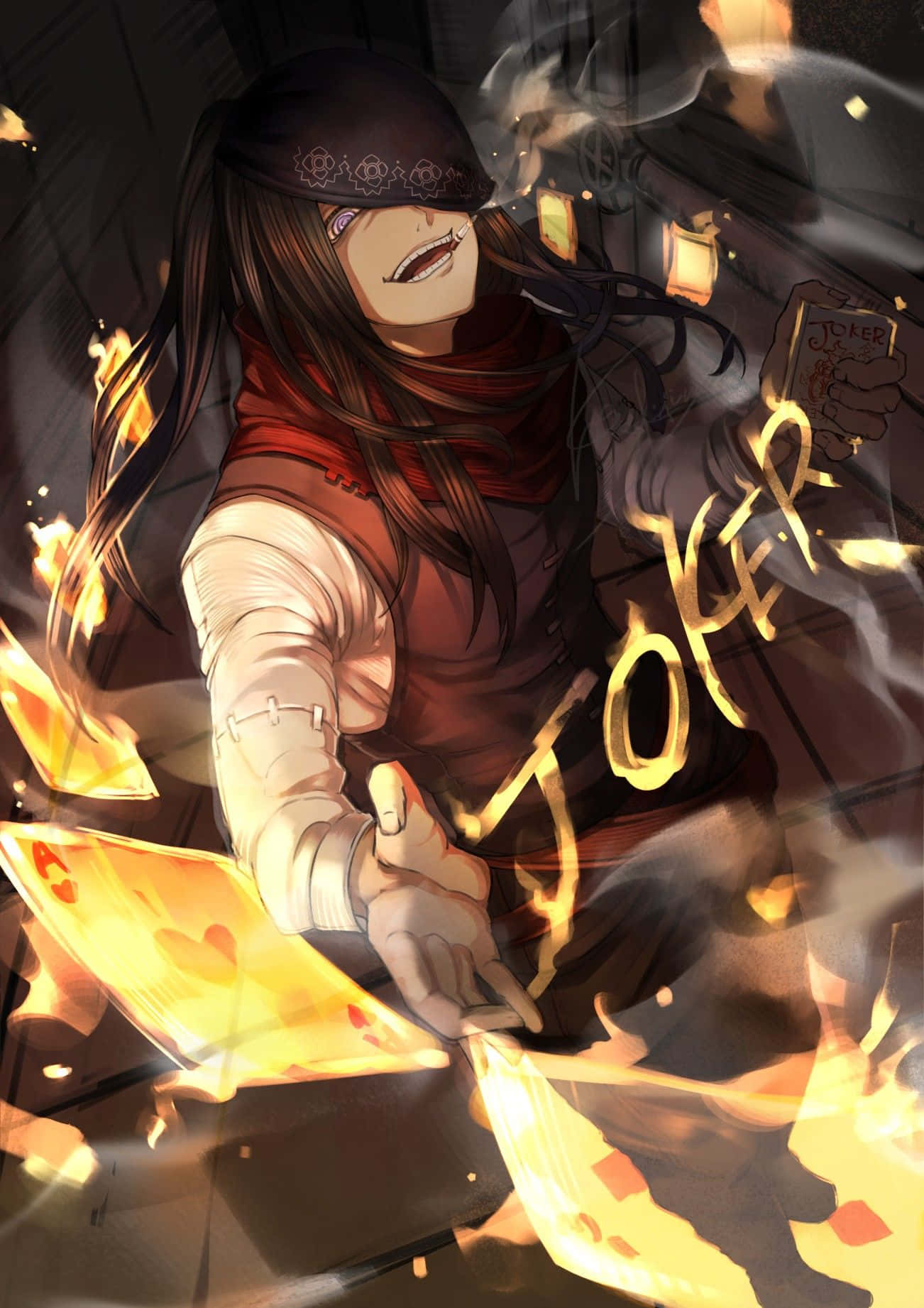 Fire Force Joker Fanart Background