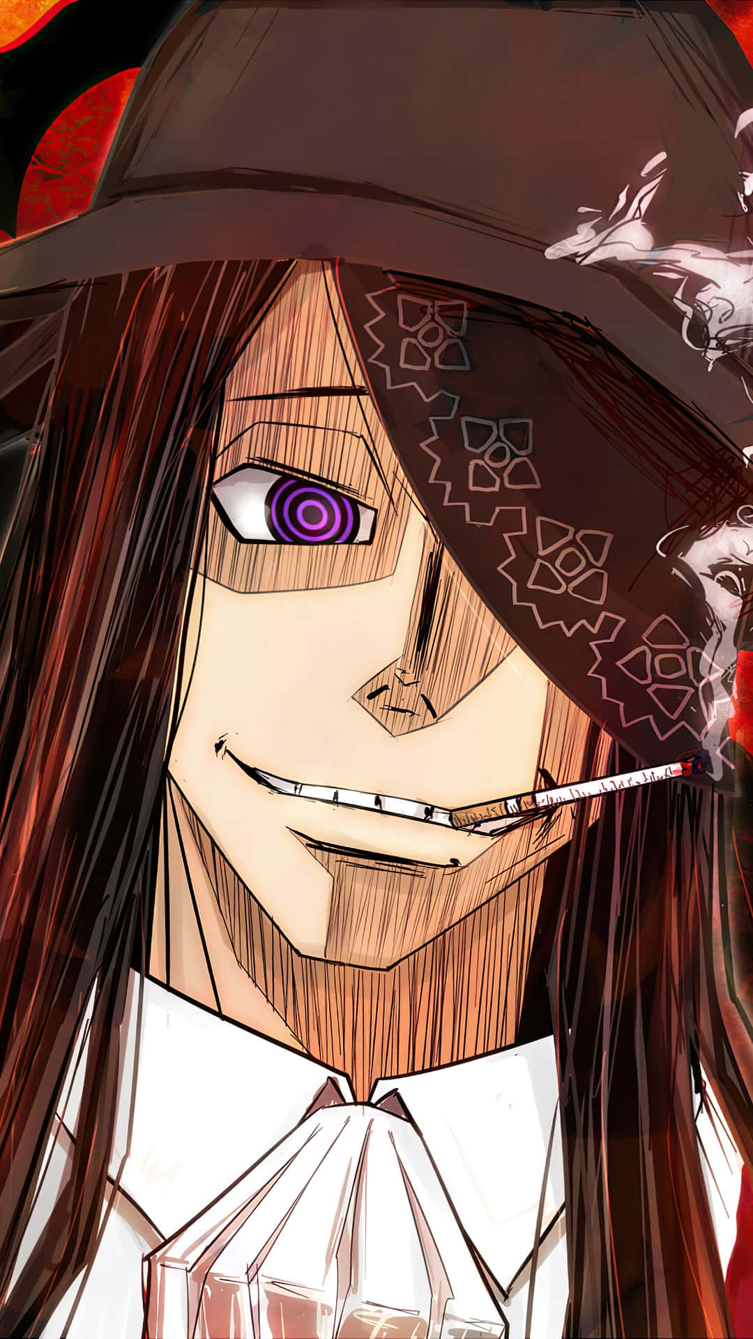 Fire Force Joker Sketch Background