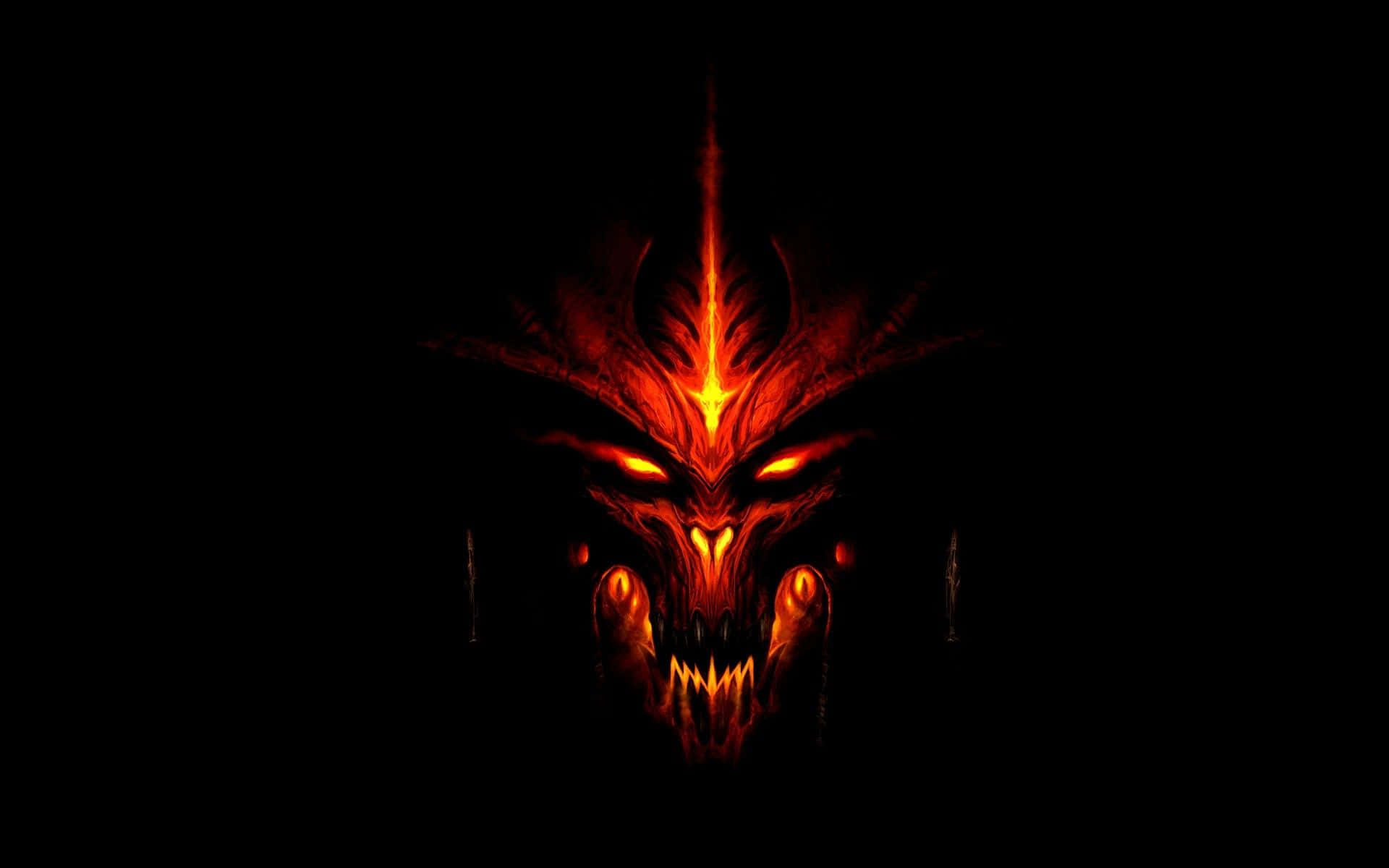 Fire Skull Helm Background