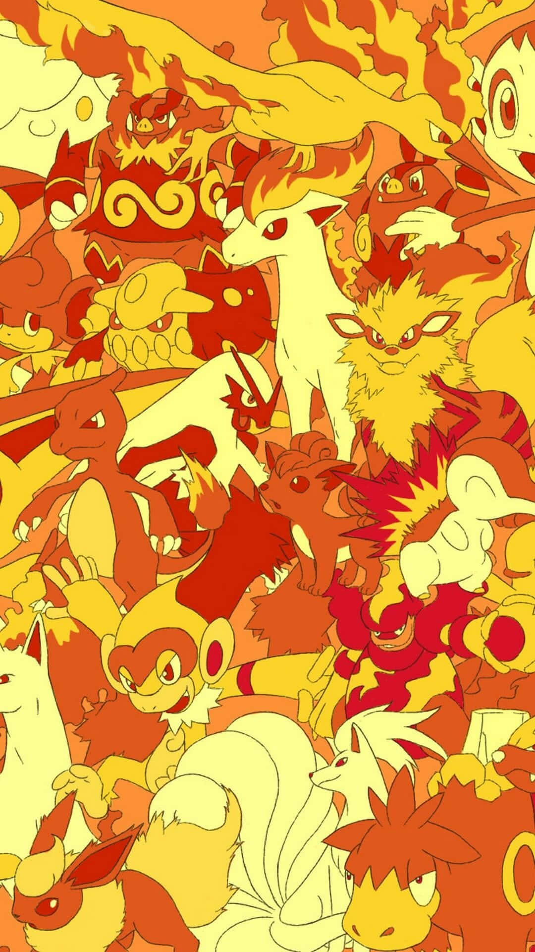 Fire Type Pokemons Aesthetic