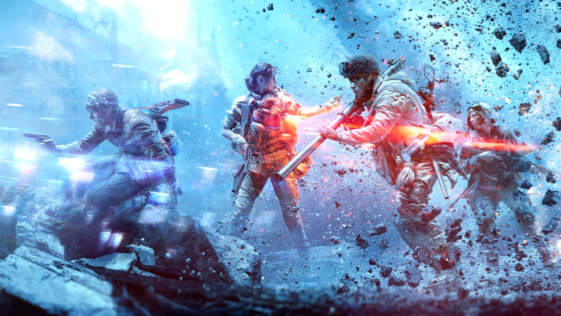 Fire Up The 4k Battlefield With An Explosive Display Background