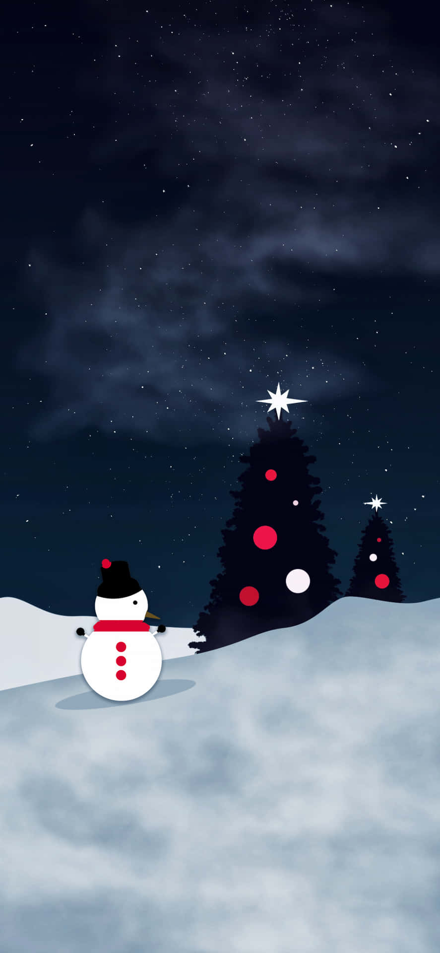 Fire Up Your Holidays With A Red Christmas Iphone Background