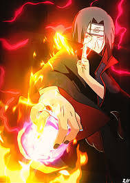 Fireball Naruto Itachi Uchiha Background