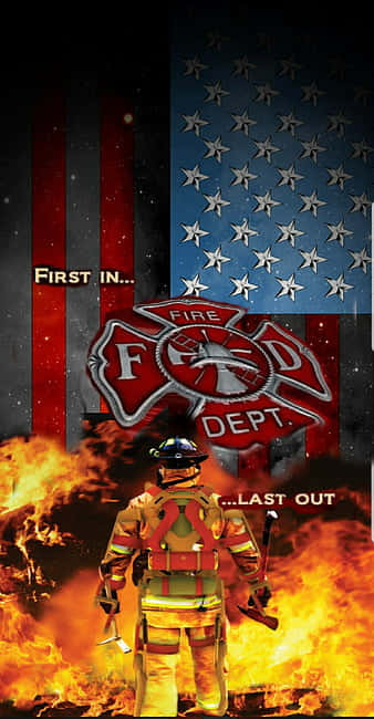 Firefighter - First In The Fire Department Wallpaper Background