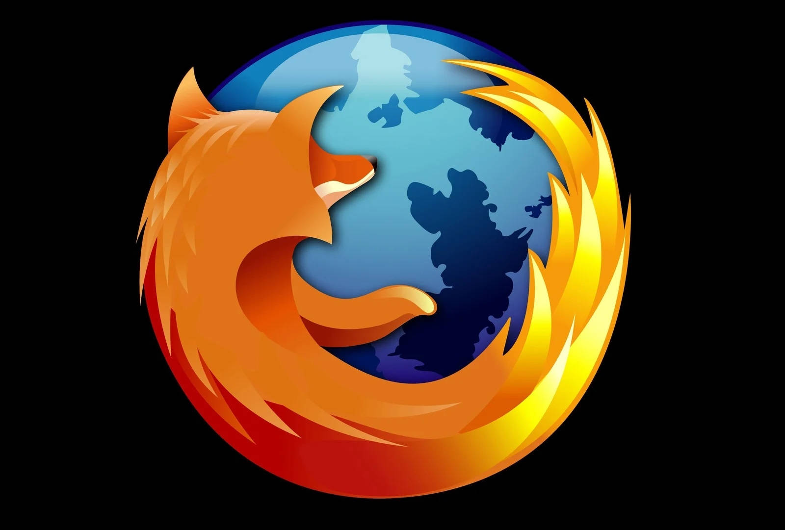 Firefox Broser Iconic Logo Background