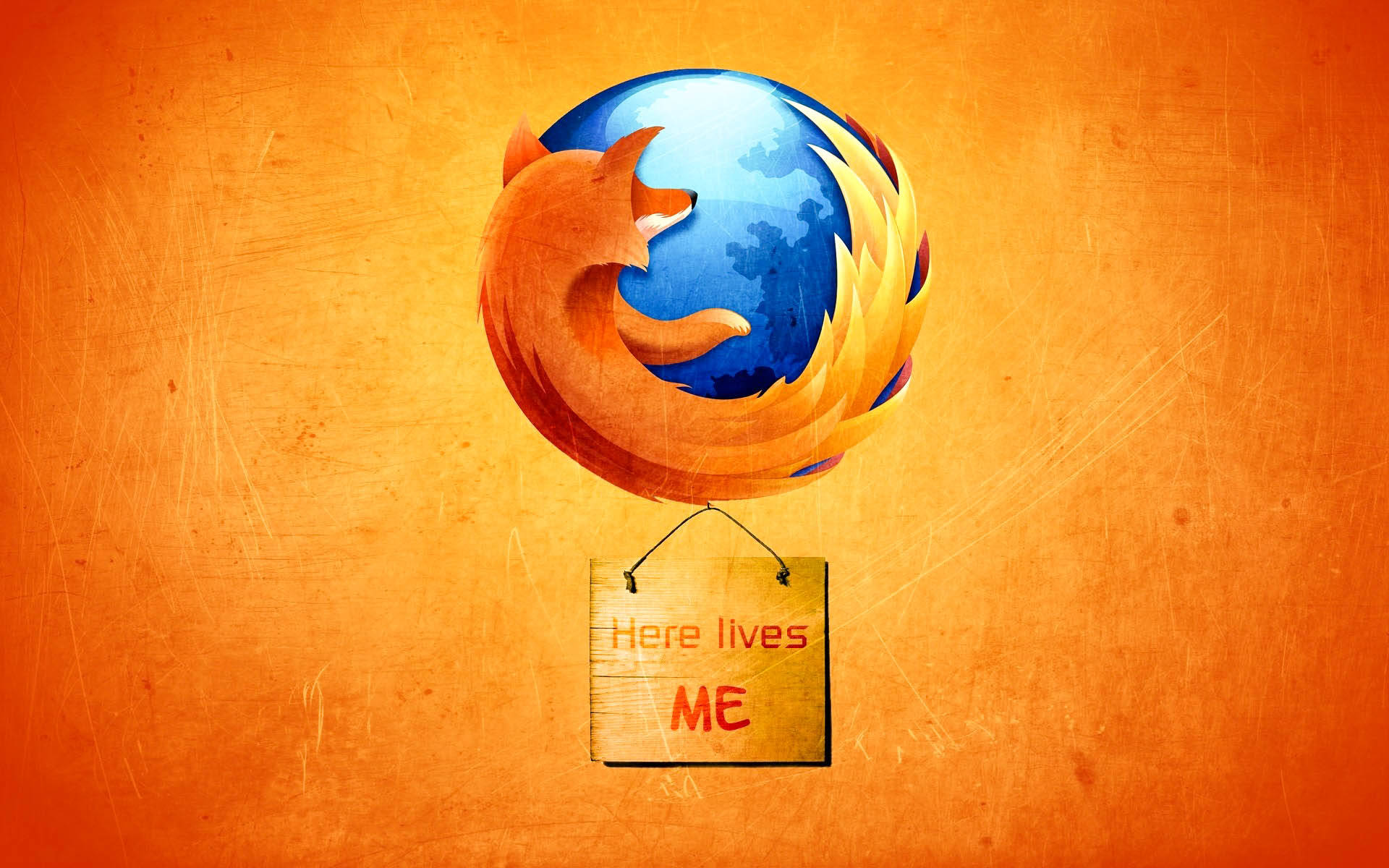 Firefox Browser Fan Art Background