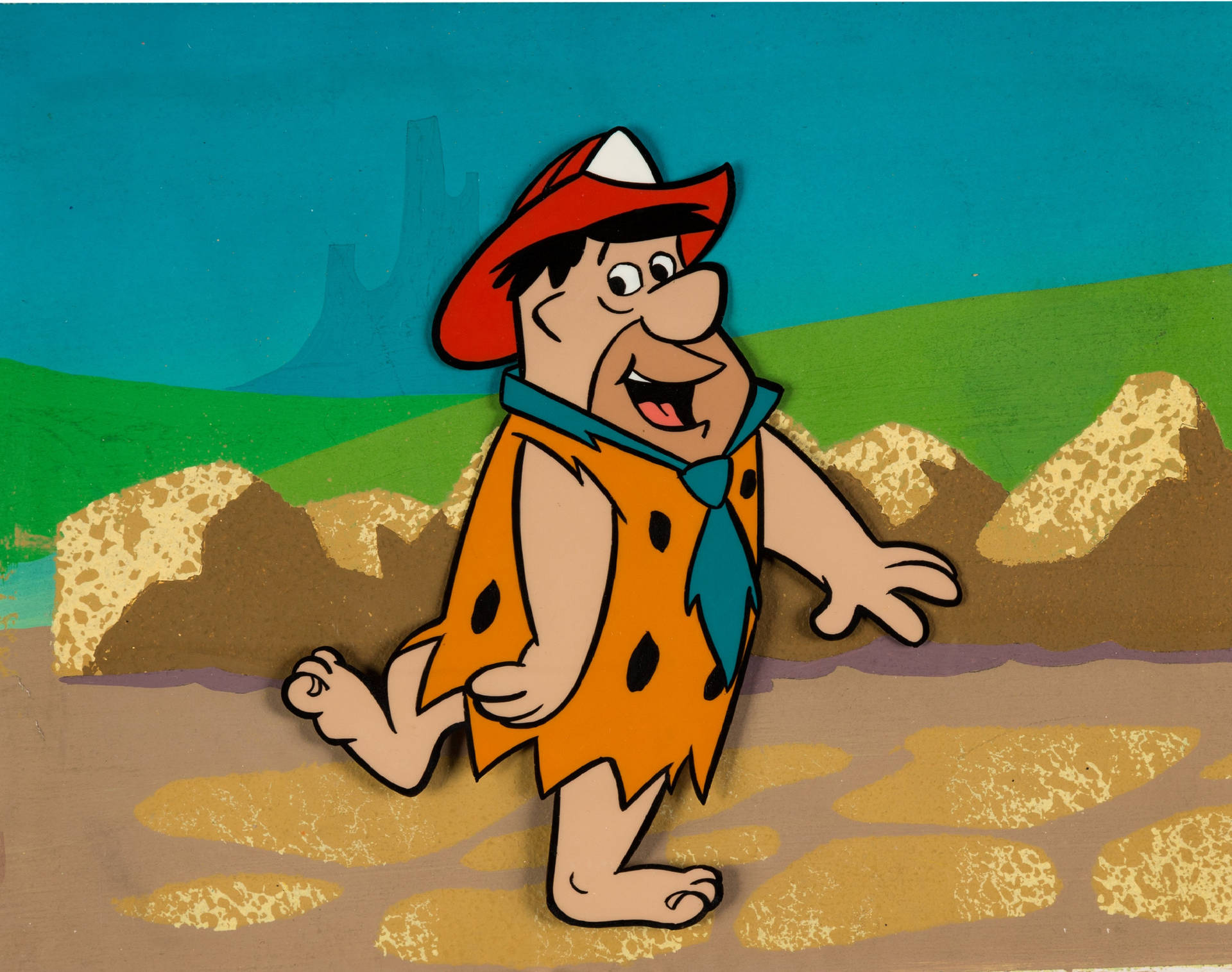 Fireman Fred Flintstone Background