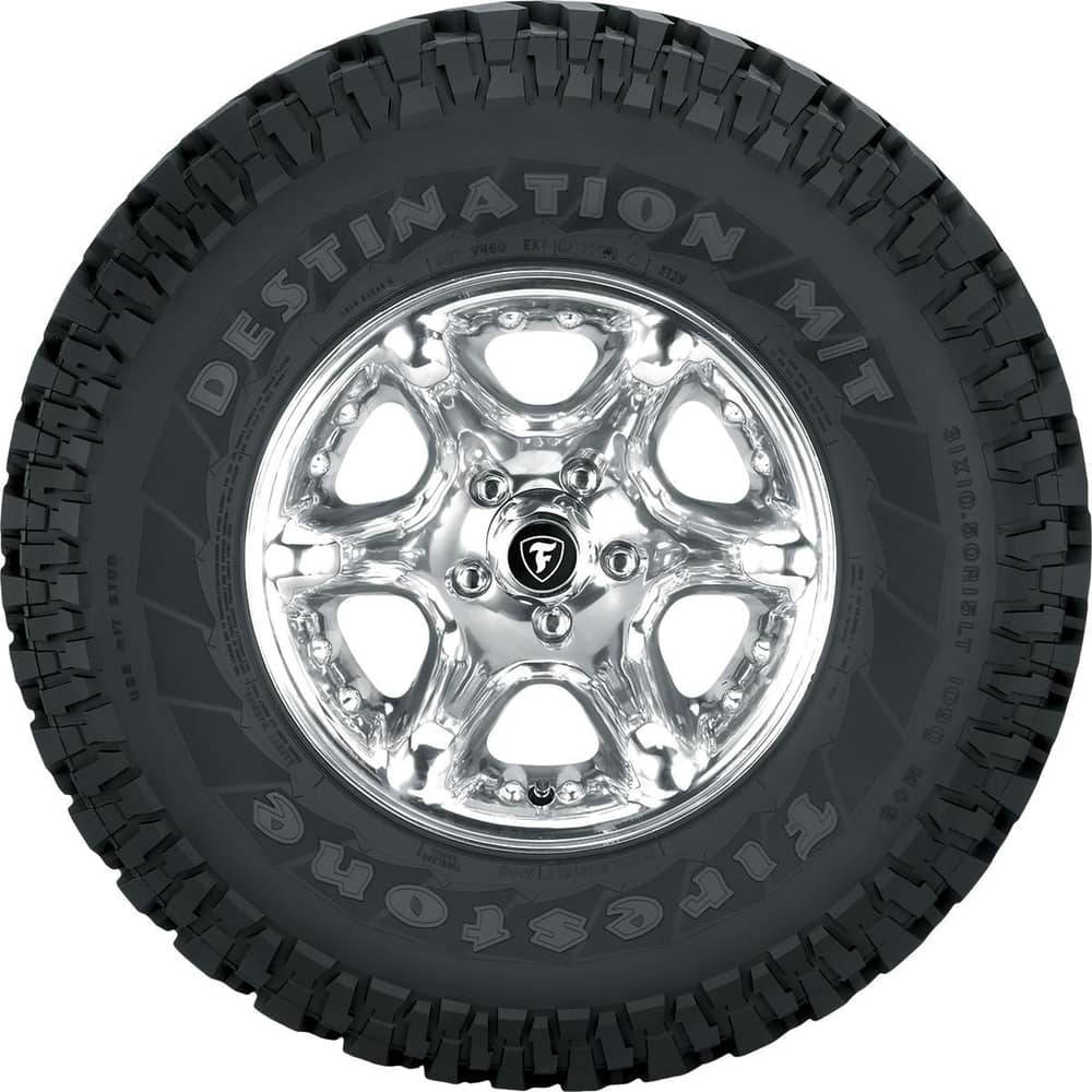 Firestone Black And Silver Tire Background