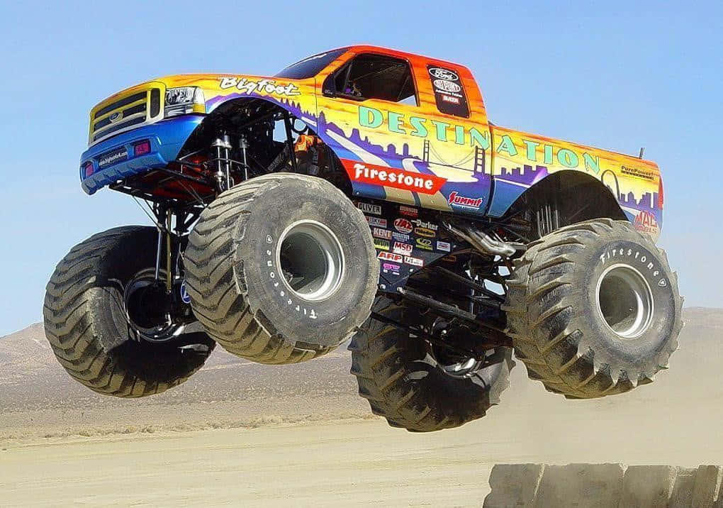 Firestone Destination Monster Truck Background