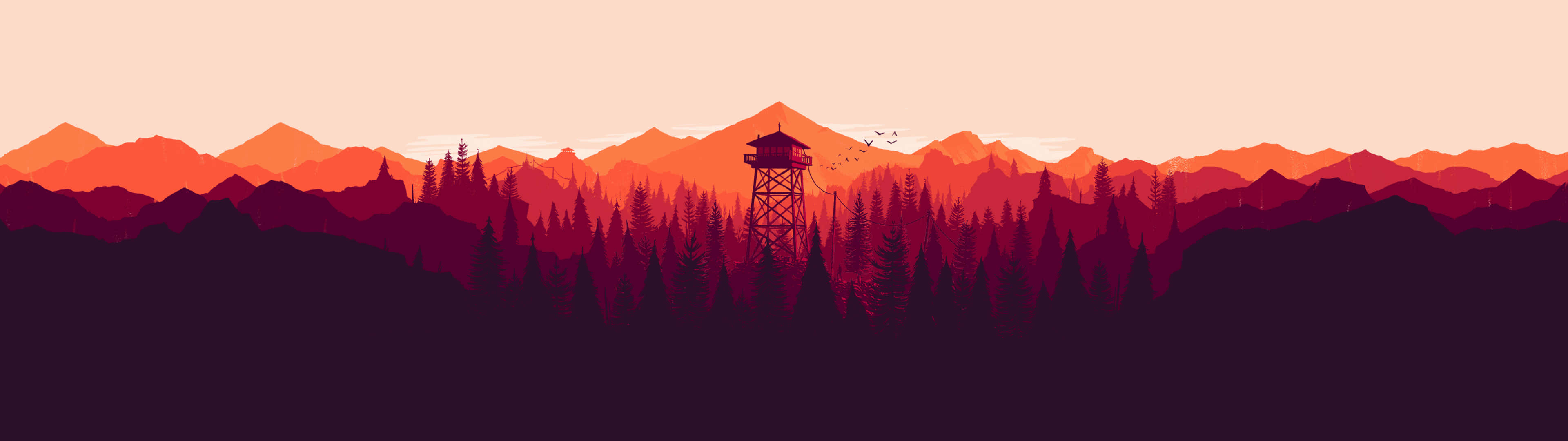 Firewatch 3840 X 1080 Gaming Background