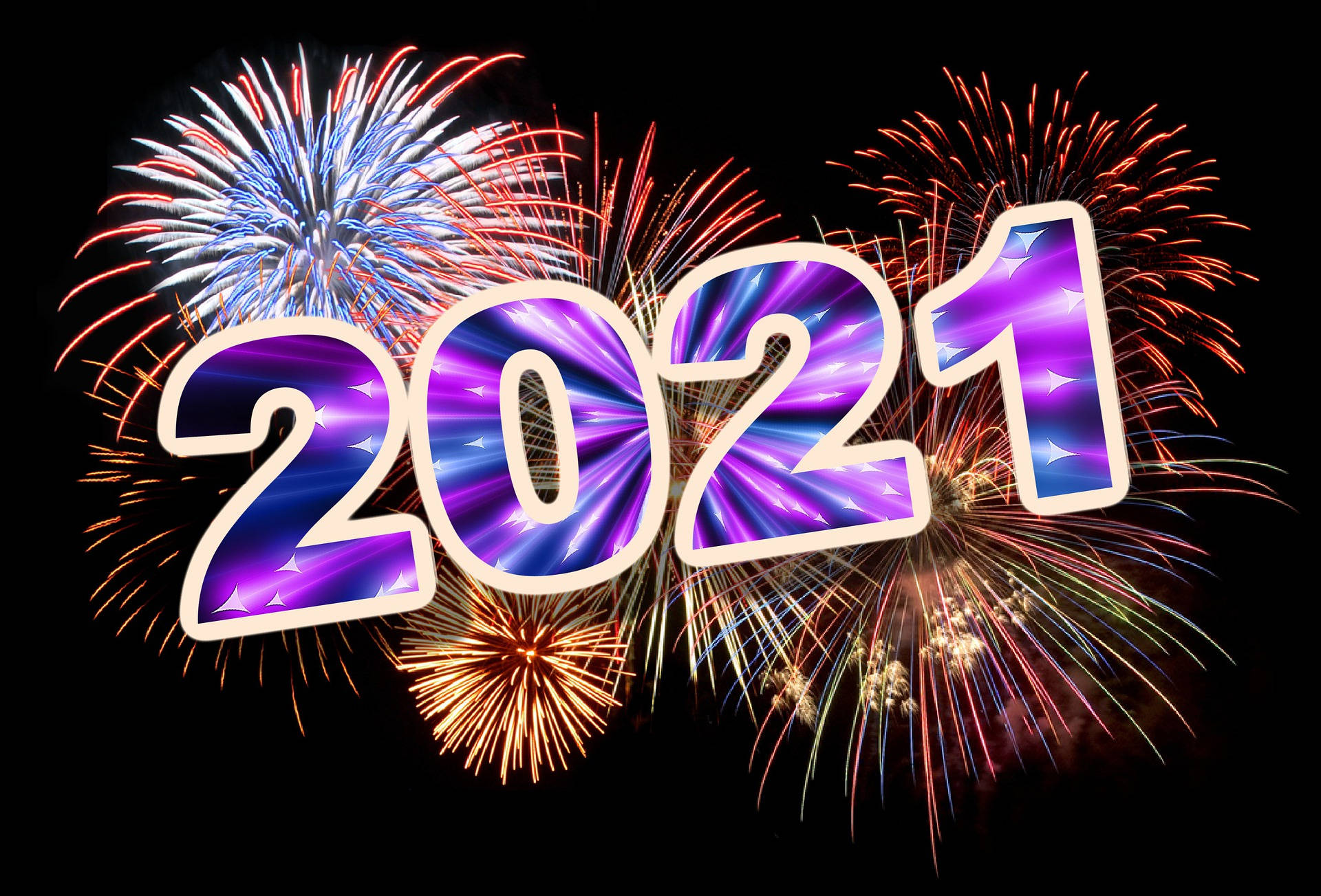Fireworks 2021 Desktop Background