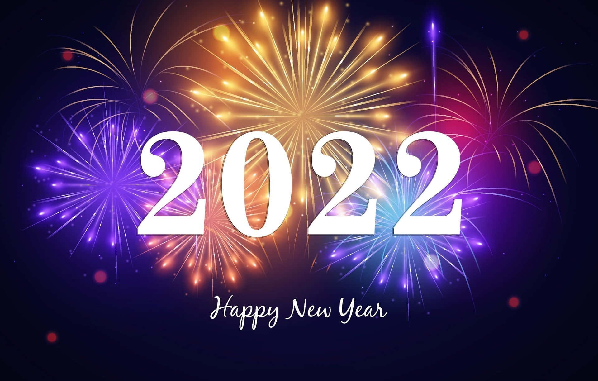 Fireworks Backdrop New Year 2022 Background