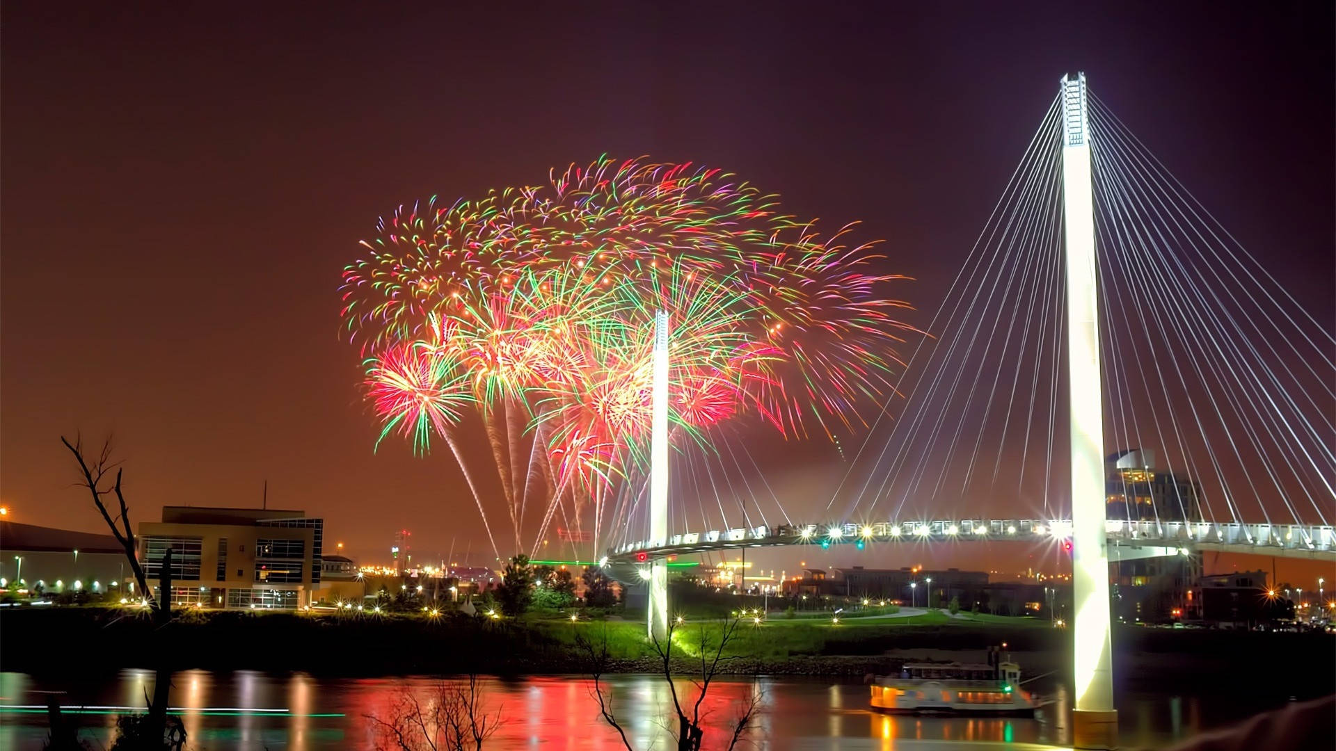 Fireworks In Missouri Background