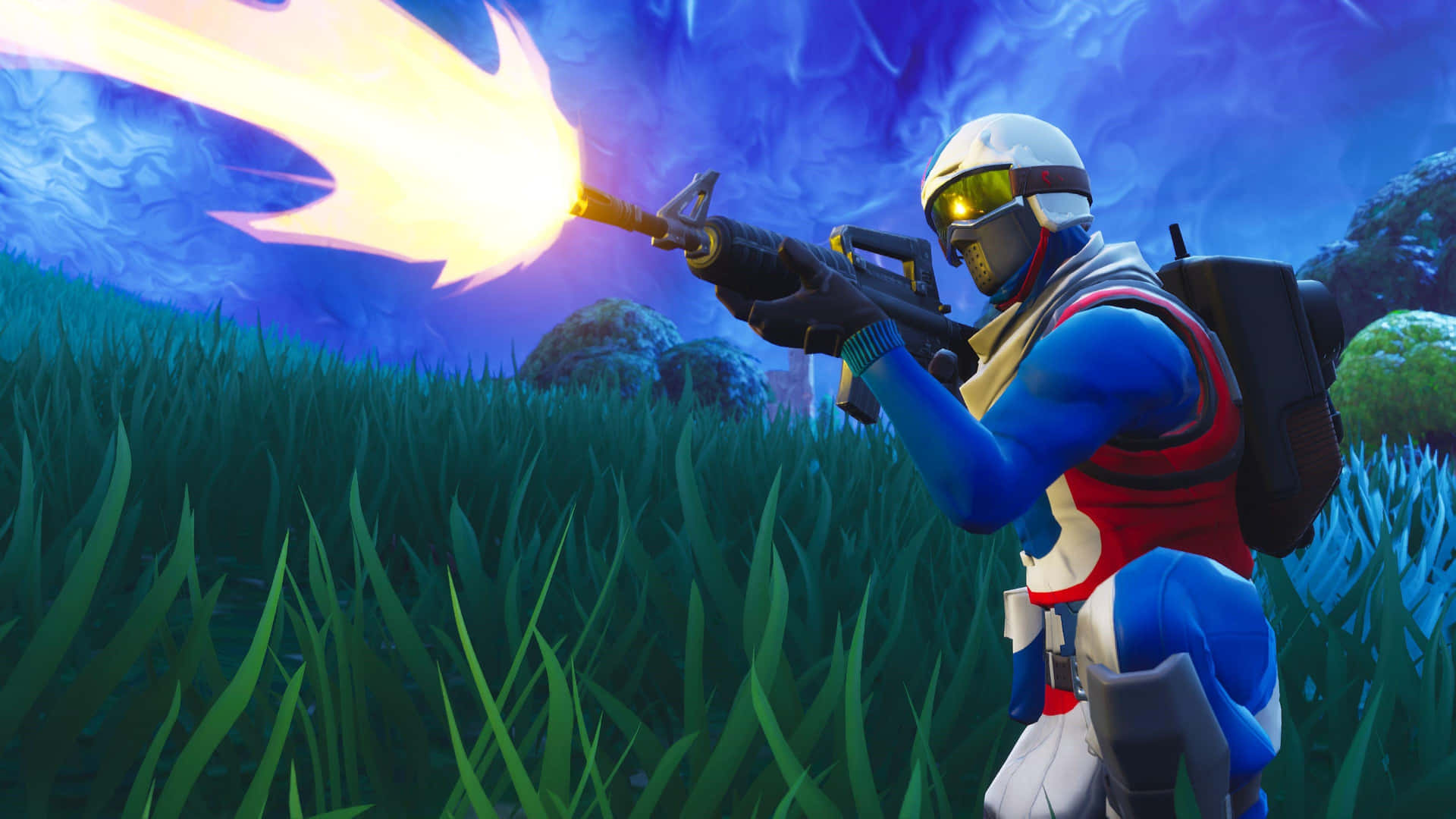 Firing Fortnite Battle Royale 4k Background