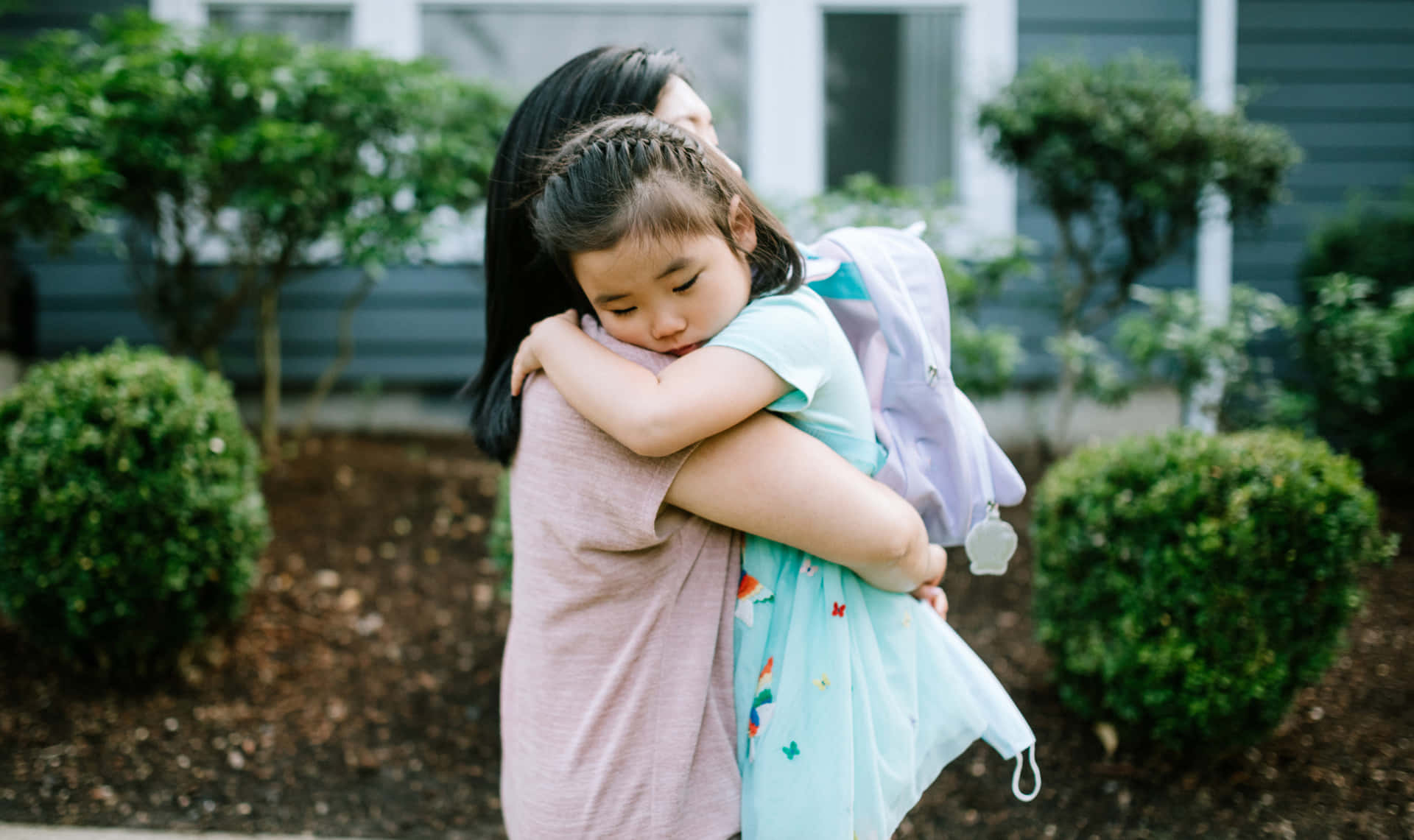 First Day School Embrace Background