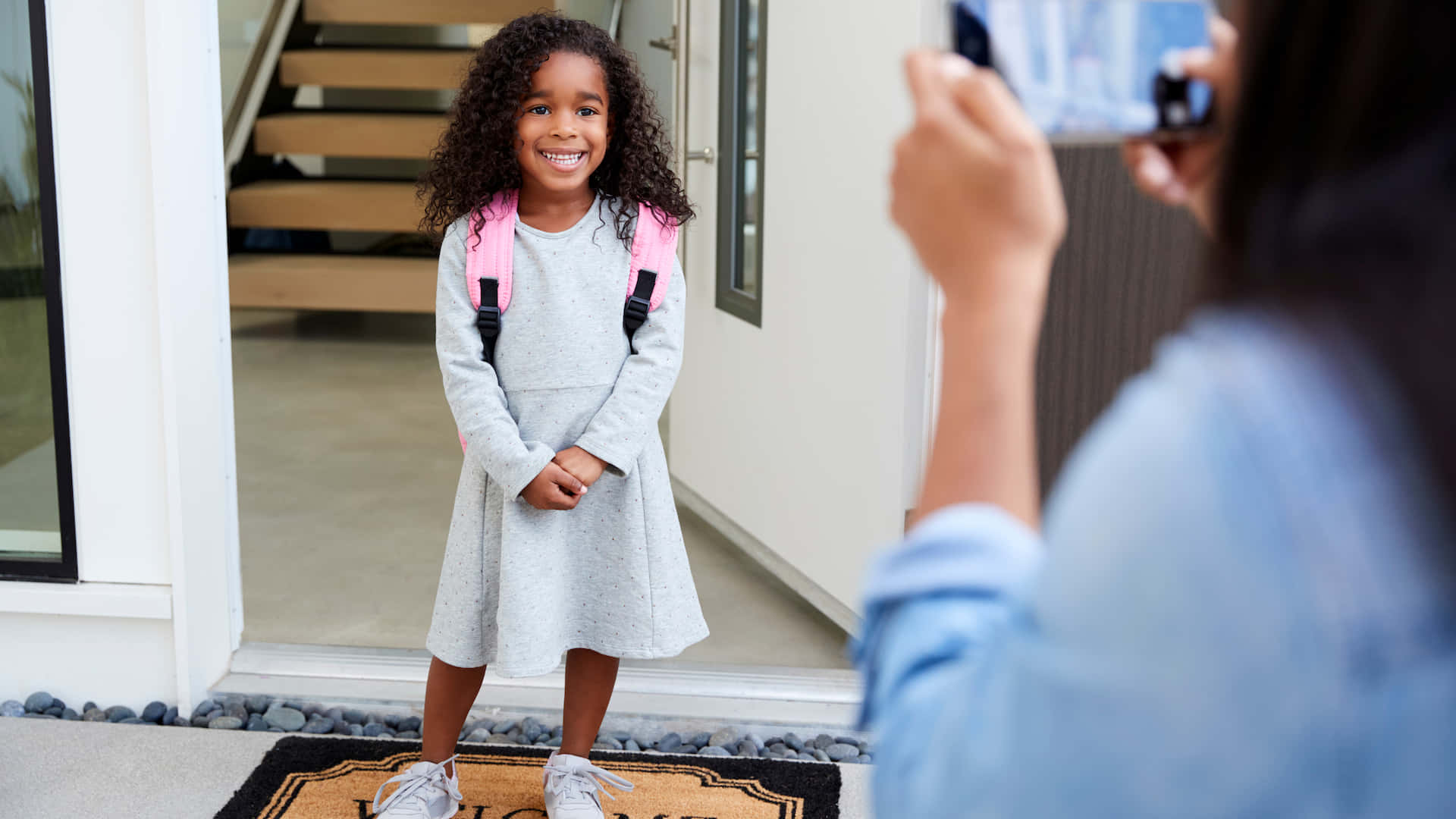 First Dayof School Photo Background