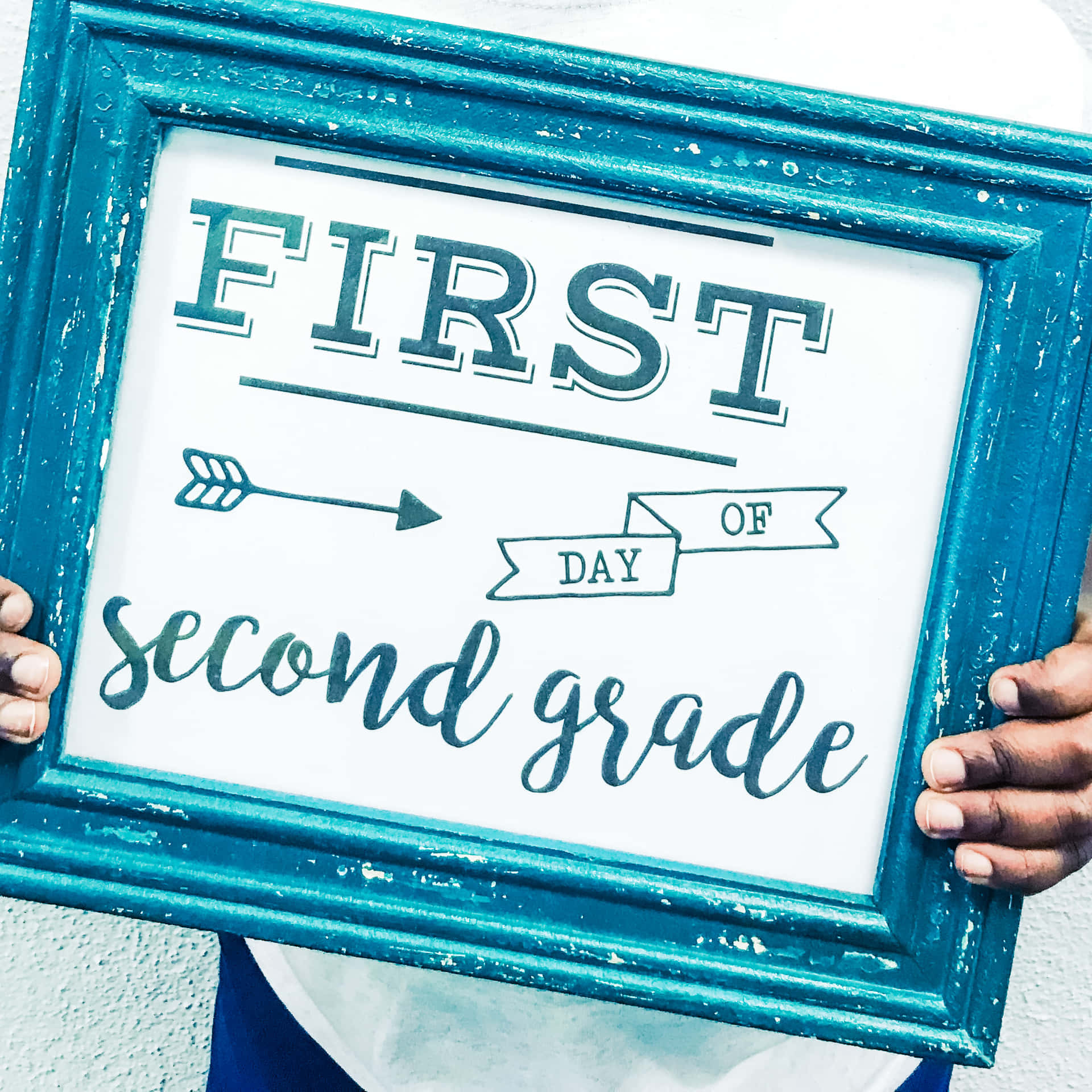 First Dayof Second Grade Sign