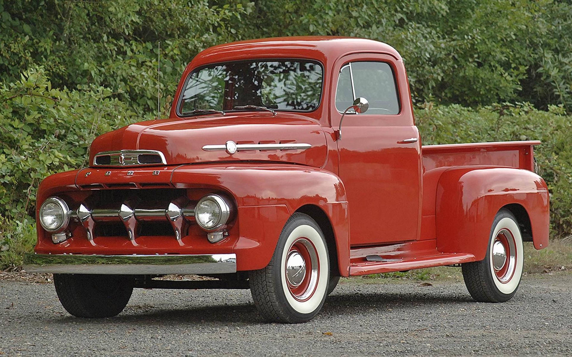 First Generation Old Ford Truck Background