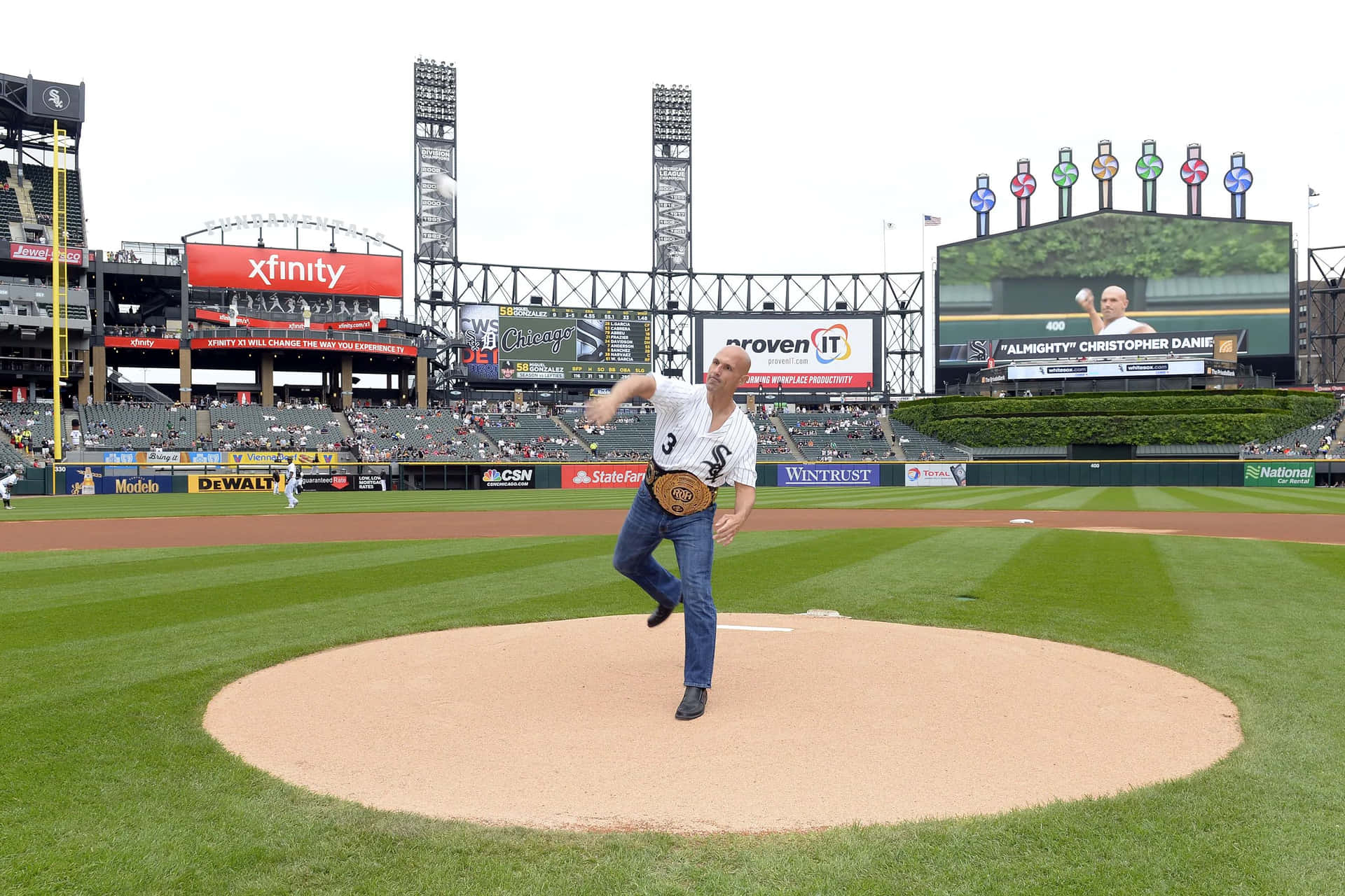 First Pitchat Baseball Game Background