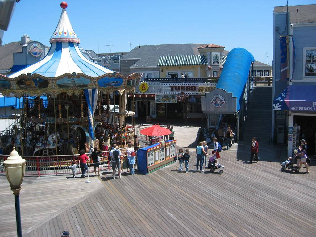 Fishermans Wharf Carousel Background