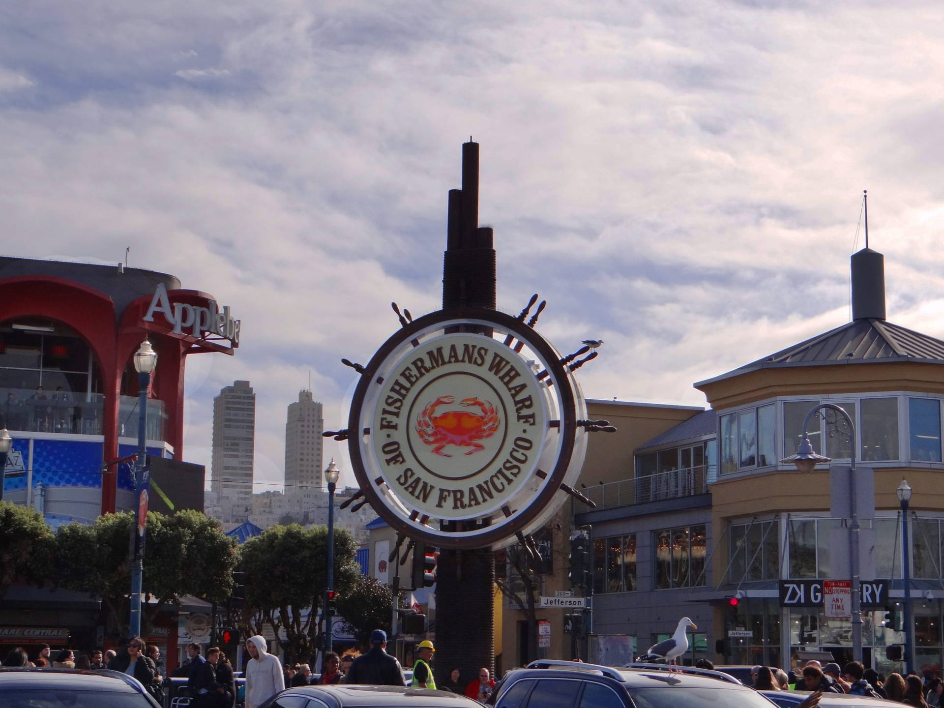 Fishermans Wharf Cloudy Day