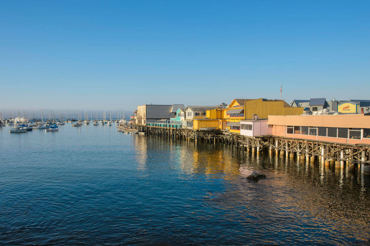 Fishermans Wharf Dock Houses Background