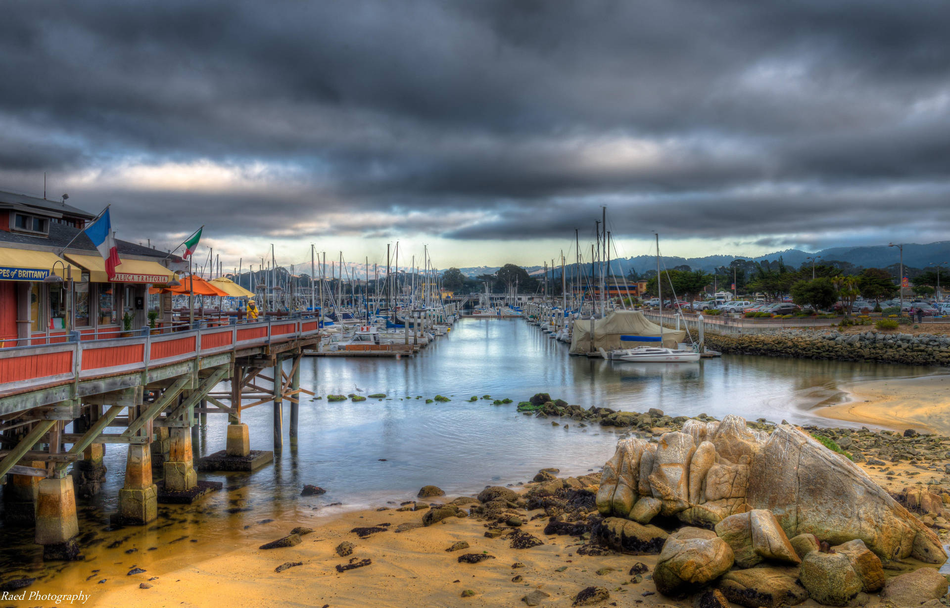 Fishermans Wharf On An Overcast Day