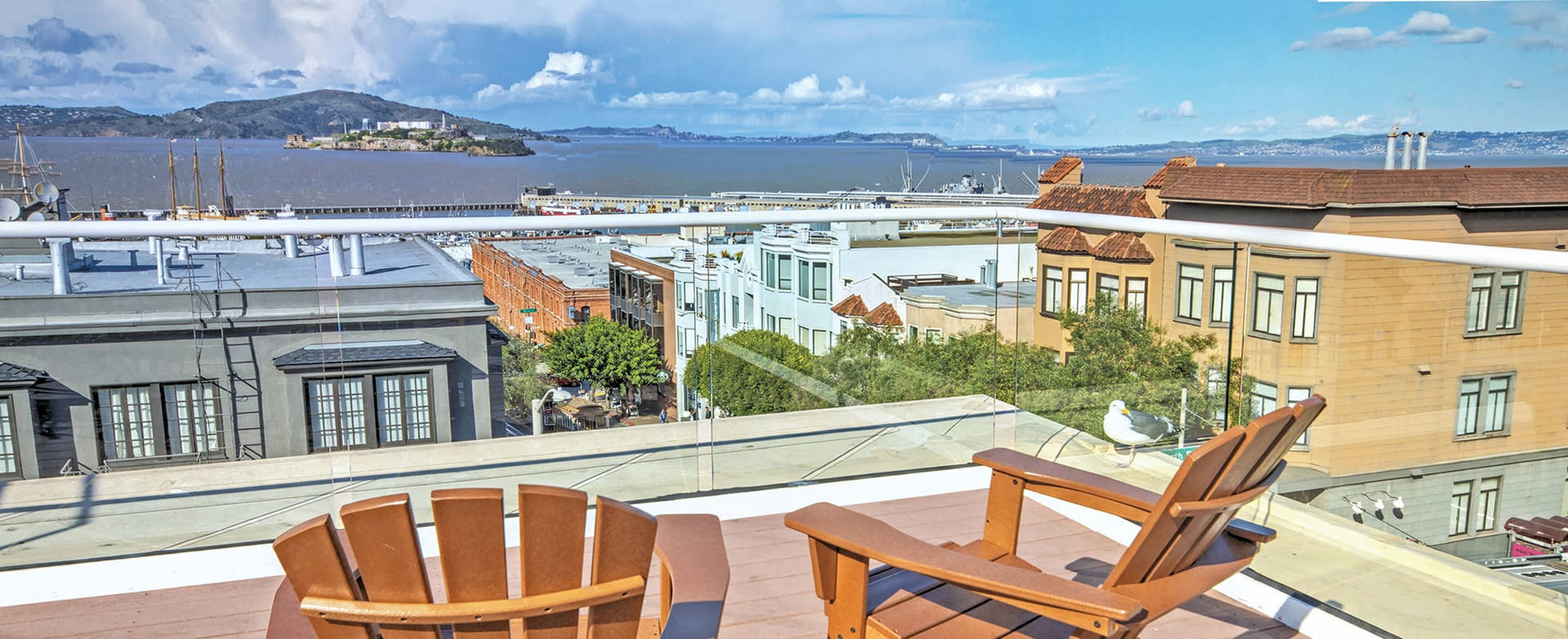 Fishermans Wharf Roof Deck Background