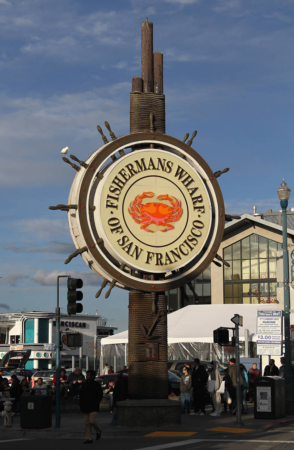 Fishermans Wharf Sign Portrait