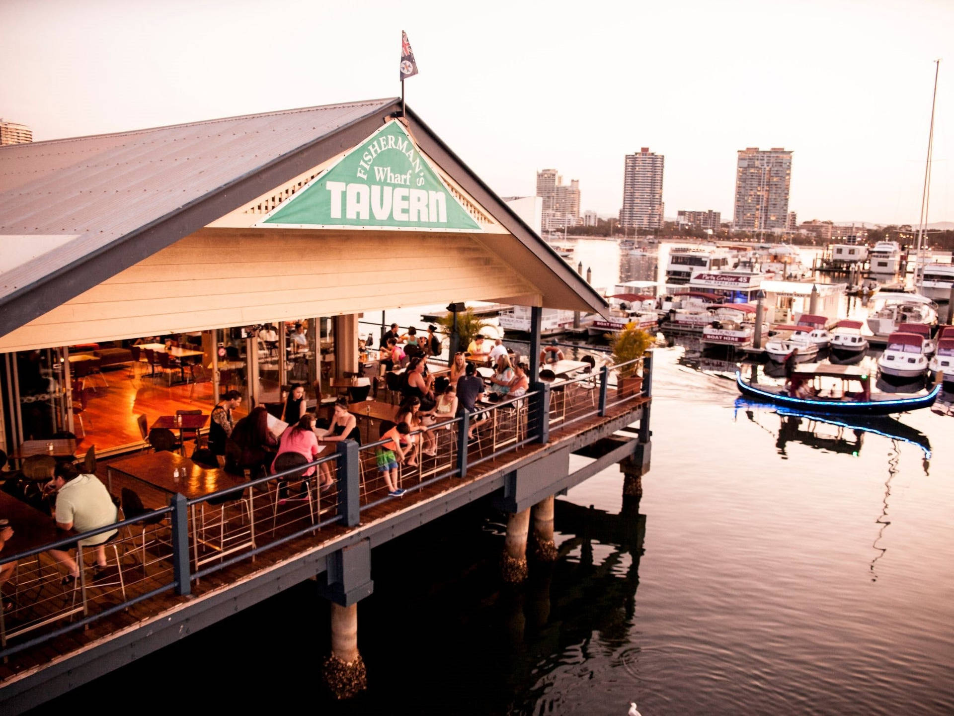 Fishermans Wharf Tavern Restaurant Background