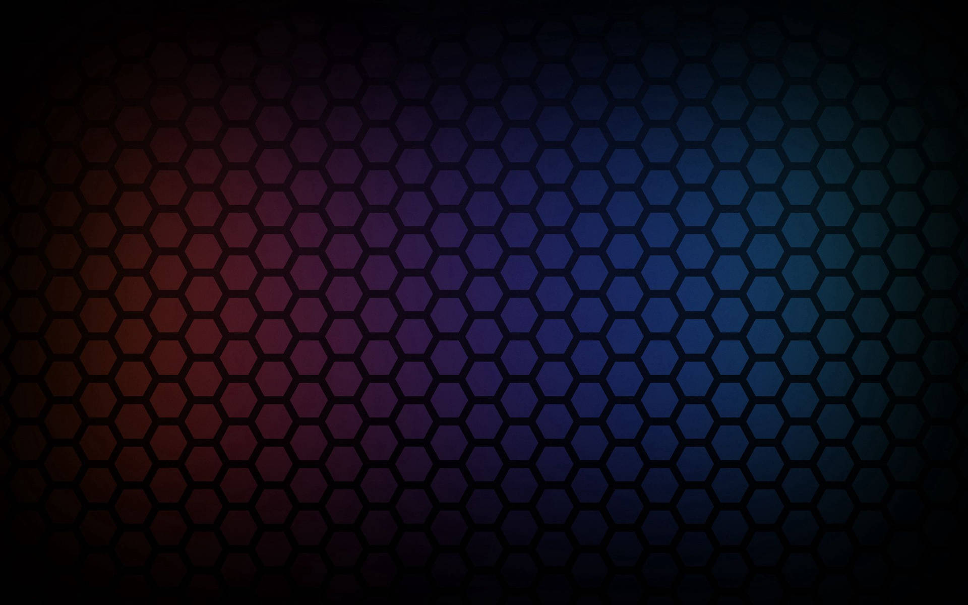Fisheye Hexagon Gradient Background