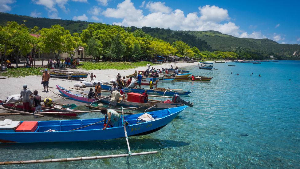 Fishing Boats Atauro Island Timor Leste