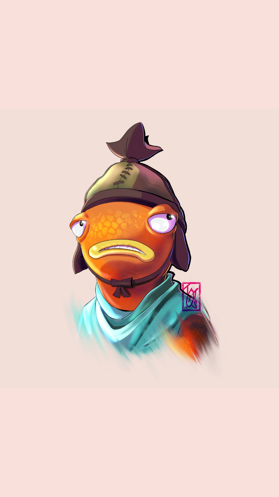 Fishstick Fornite Serious Face Background