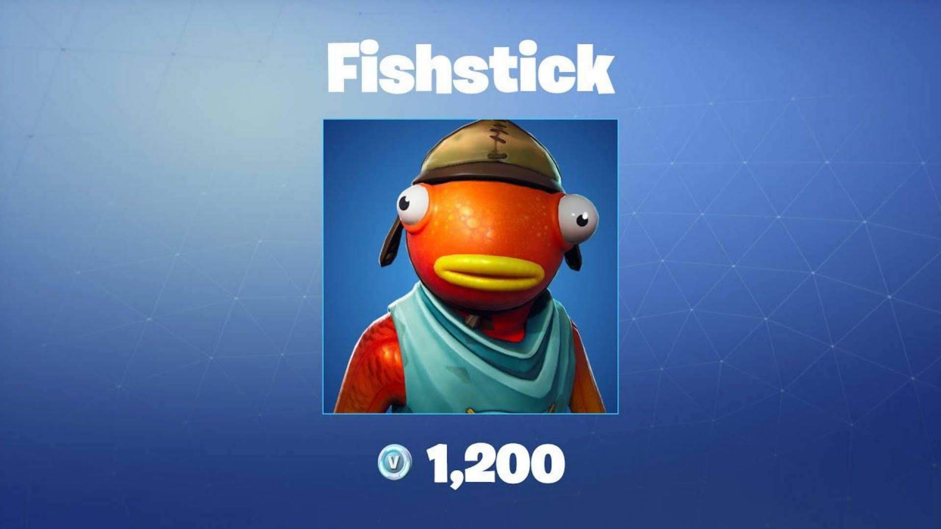 Fishstick Fortnite Head Shot Poster Background
