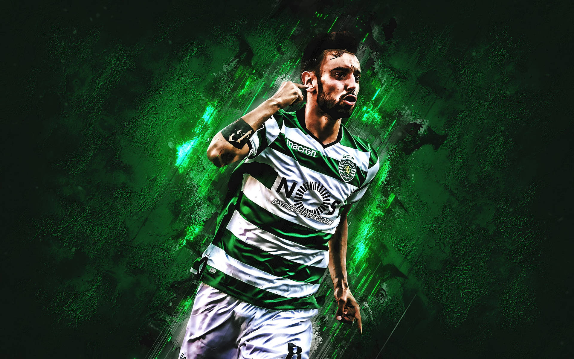 Fist Pump Bruno Fernandes Graphic