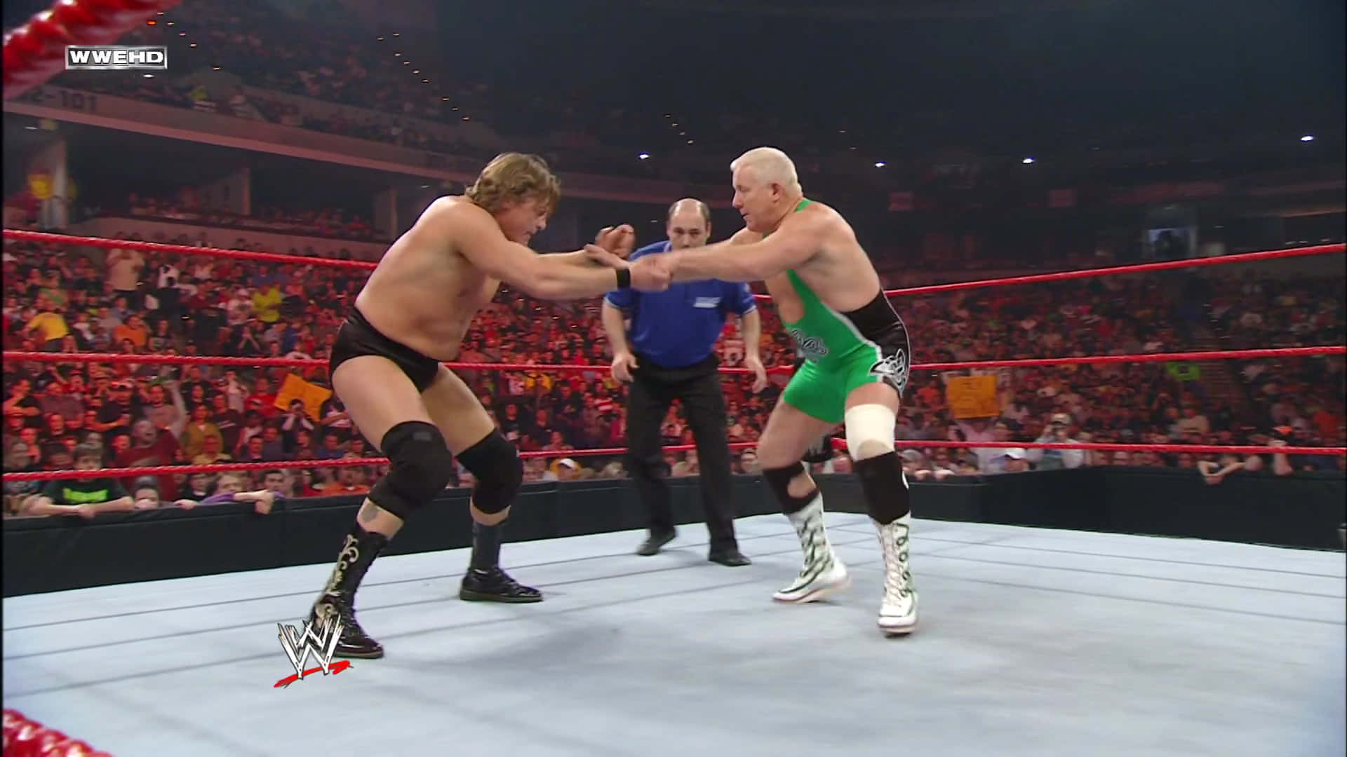 Fit Finlay Vs. Johnny Saint Wrestling Match Background