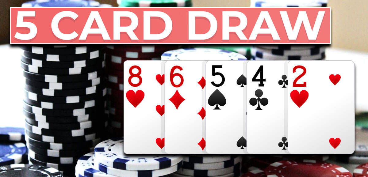 Five-card Draw Online Cards Background