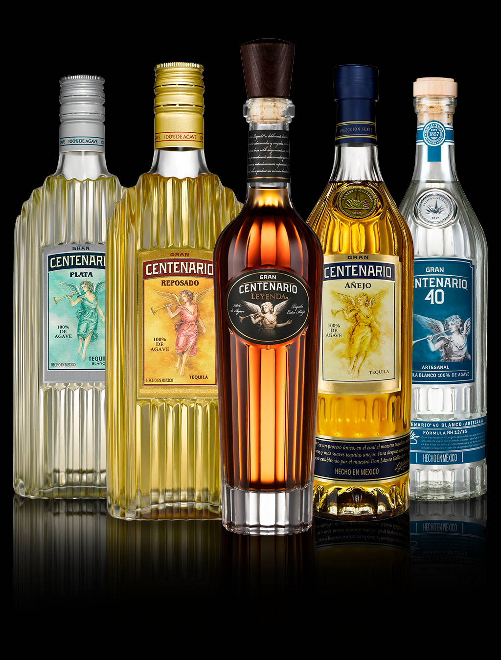 Five Gran Centenario Tequila Collections Background