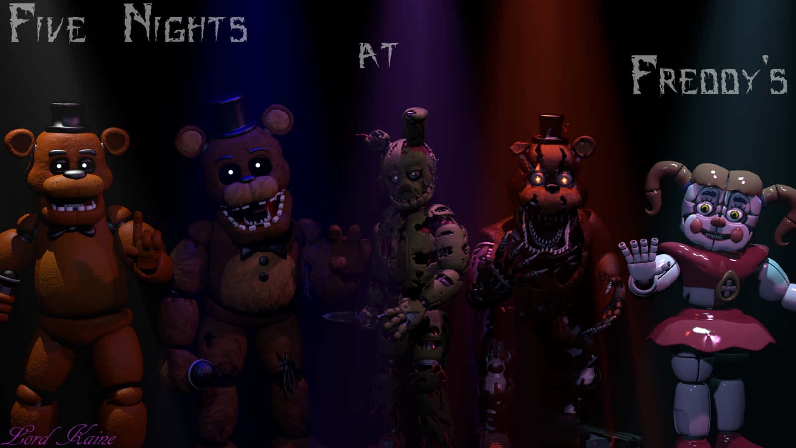 Five Nights At Freddy's By Sassy Background