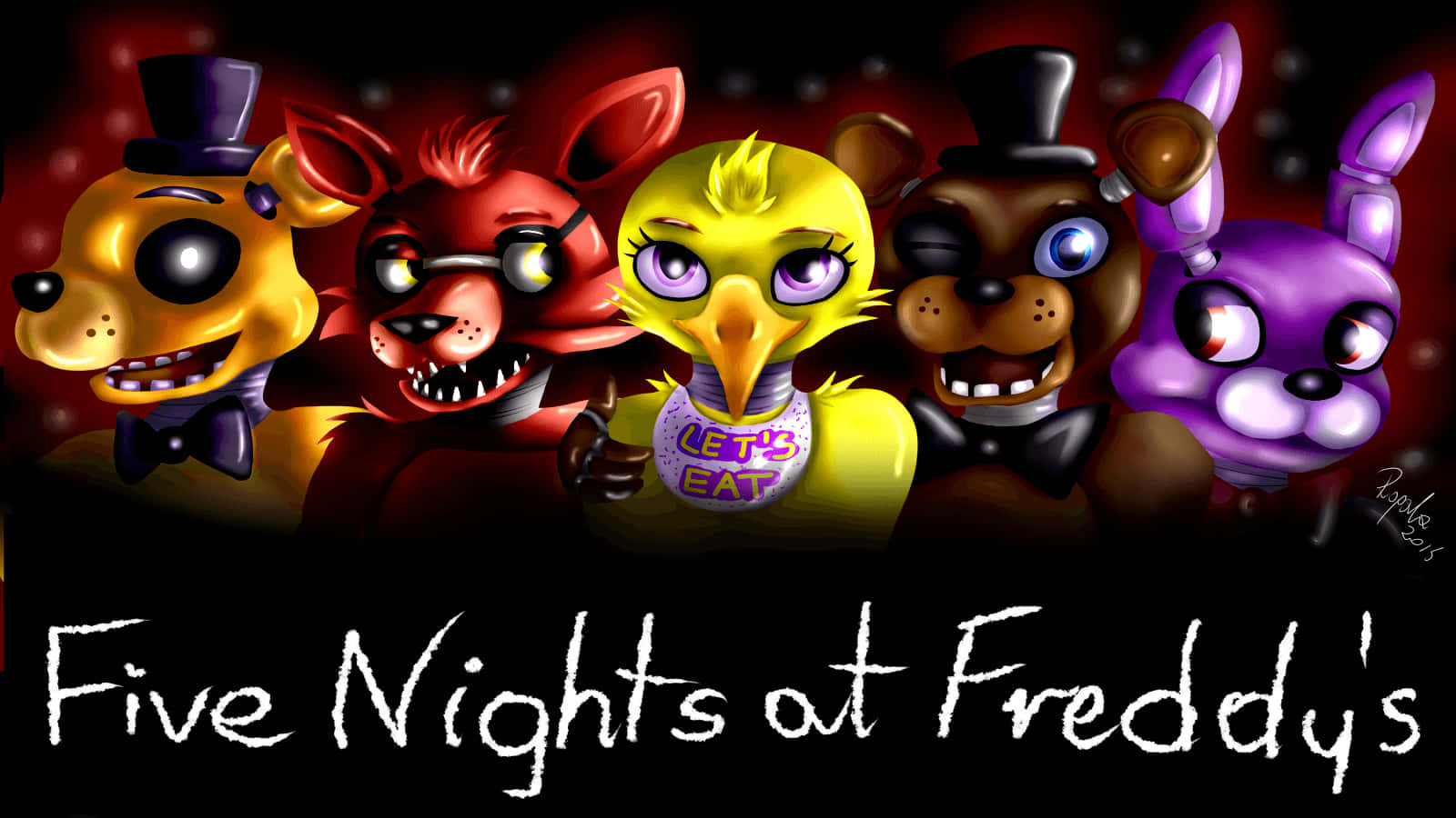Five Nights At Freddy's By Sassy Background