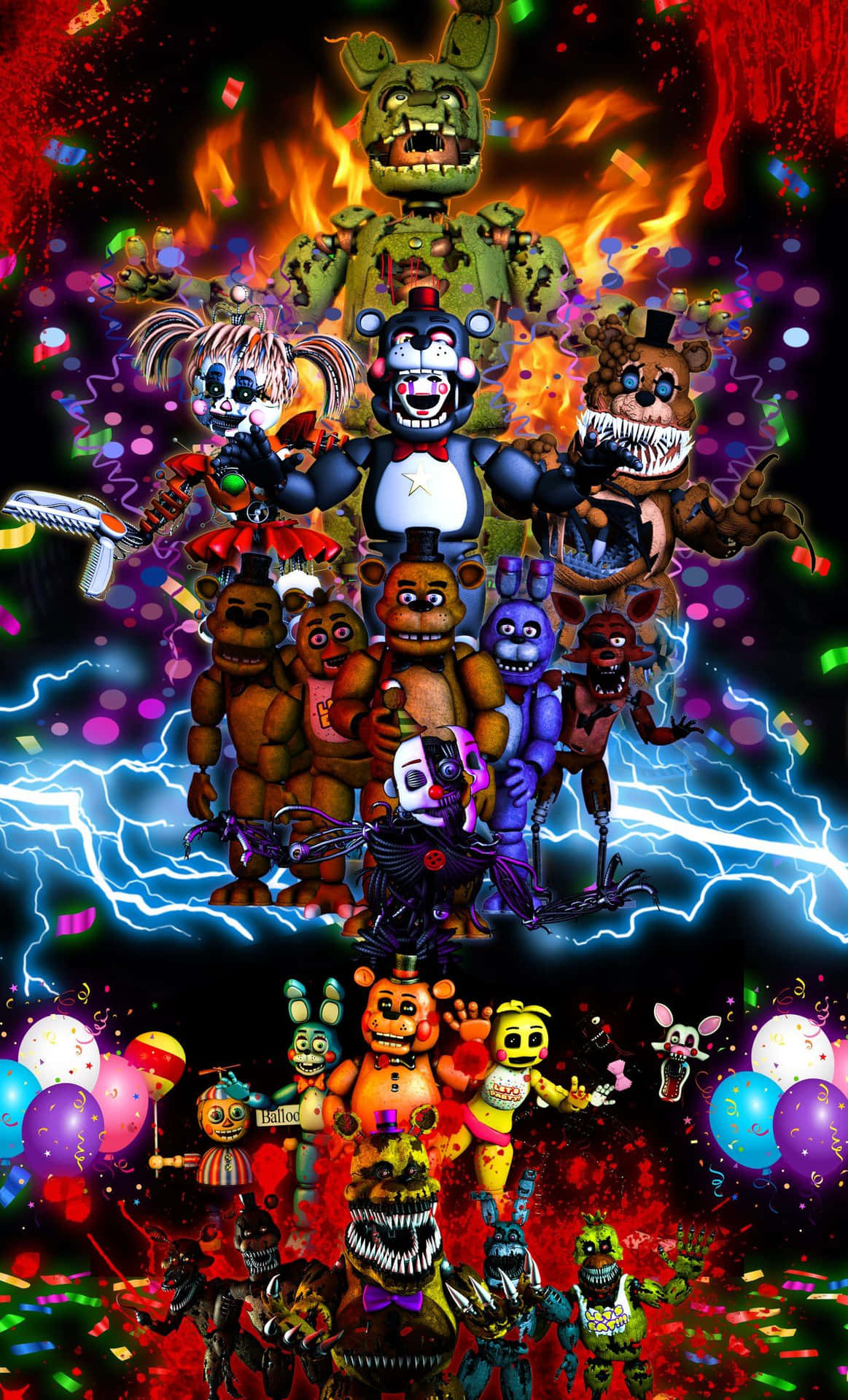 Five Nights At Freddy's - Fffffffffffffffffffff Background